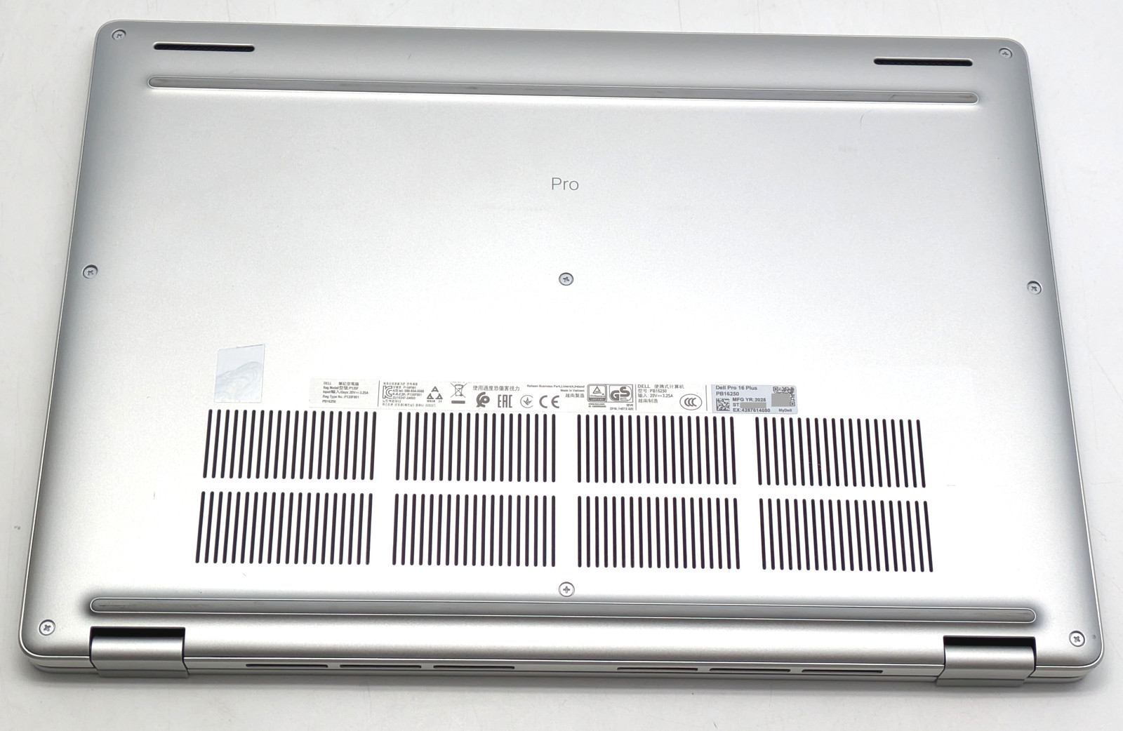 Dell Pro 16 Plus PB16250 16″ Ultra 5 236V 16GB DDR5 512GB SSD Windows 11 Pro