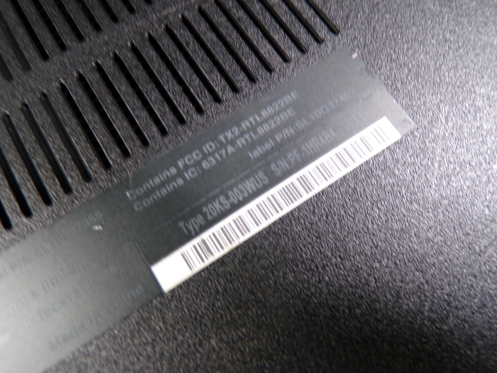 THINKPAD E580 INTEL CORE I5-7200U 2.50GHZ 4GB RAM **NO HD/ NO CADDIE/ NO OS