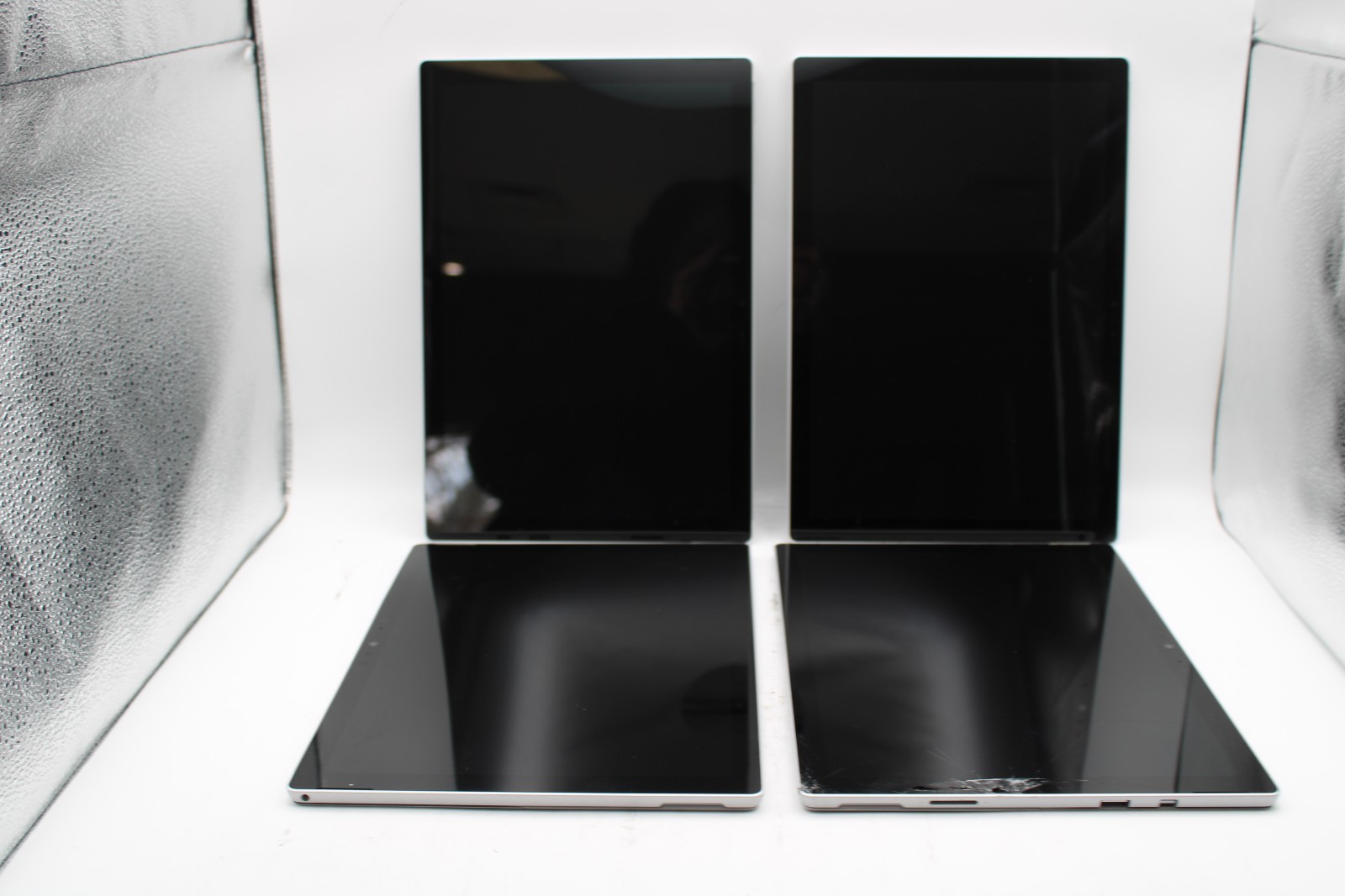 Lot of 4 Microsoft Surface Pro 5 Tablets 1796 _ i5-7300U _ 8GB / 256GB *PARTS