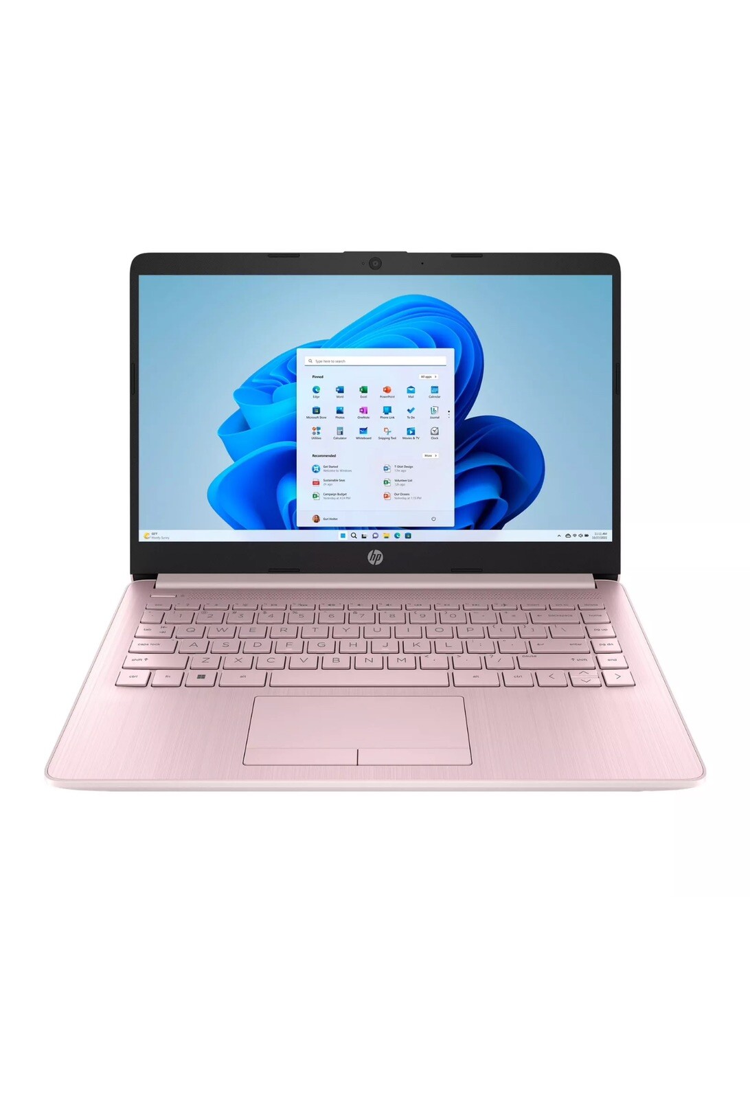New HP Stream 14″ HD Laptop Intel N4120 64GB eMMC 4GB Ram Office Windows 11 Pink