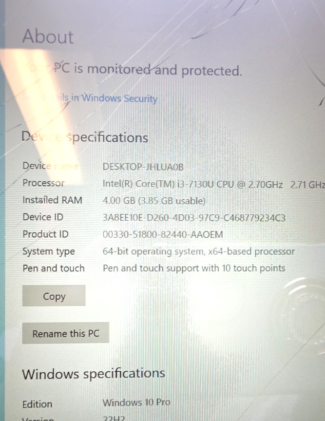 Acer Switch 5| Intel Core i3-7130U| 4GB RAM| 128GB SSD| Win 10 Pro| CS #2