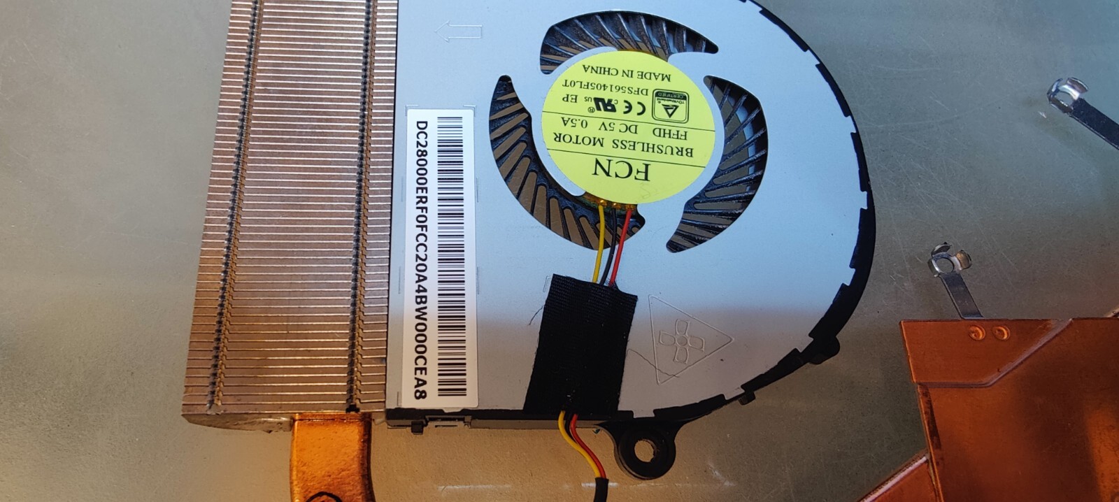 ACER V3-572 E5-571 FAN AND HEATSINK AT1540030A0 DC28000ERF0