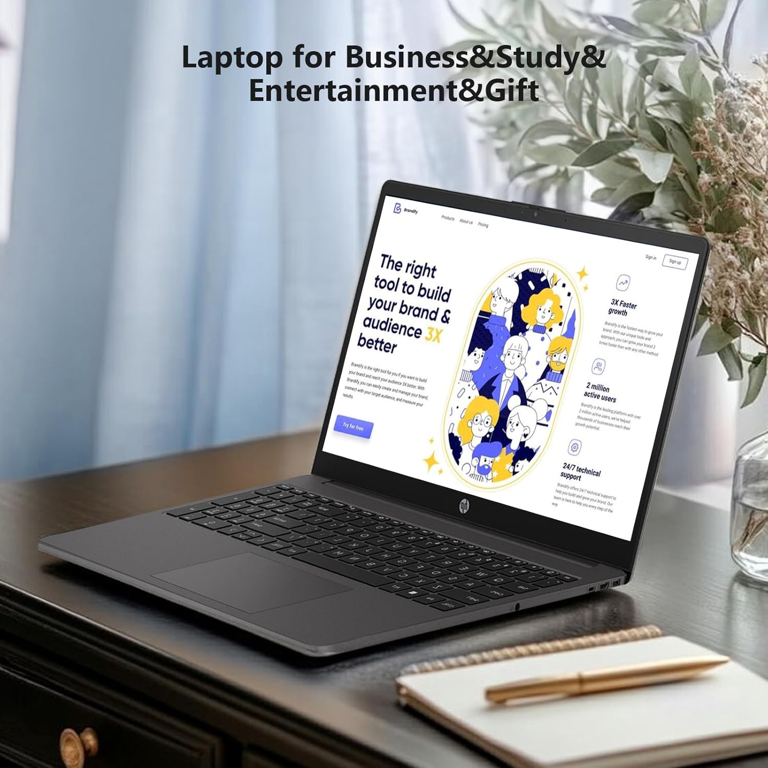 📍HP 255 G10 Business Laptop 15.6″ AMD Ryzen 7 4.5GHz UpTo 64GB RAM 4TB Win11Pro