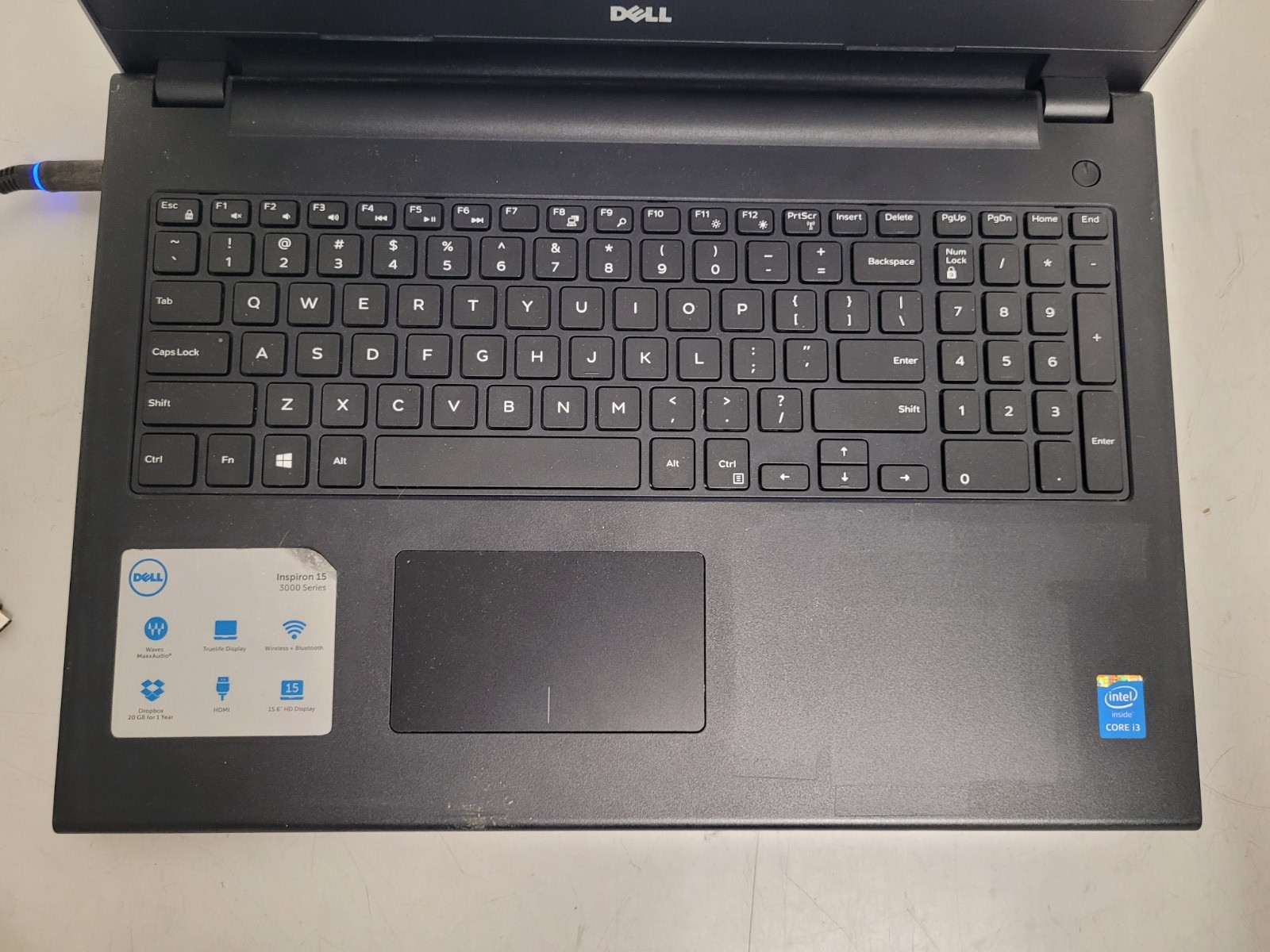 Dell inspiron 3542 15.6″ i3-4005u 1.7ghz 4gb ram 500 gb hdd w11p charger G513M52