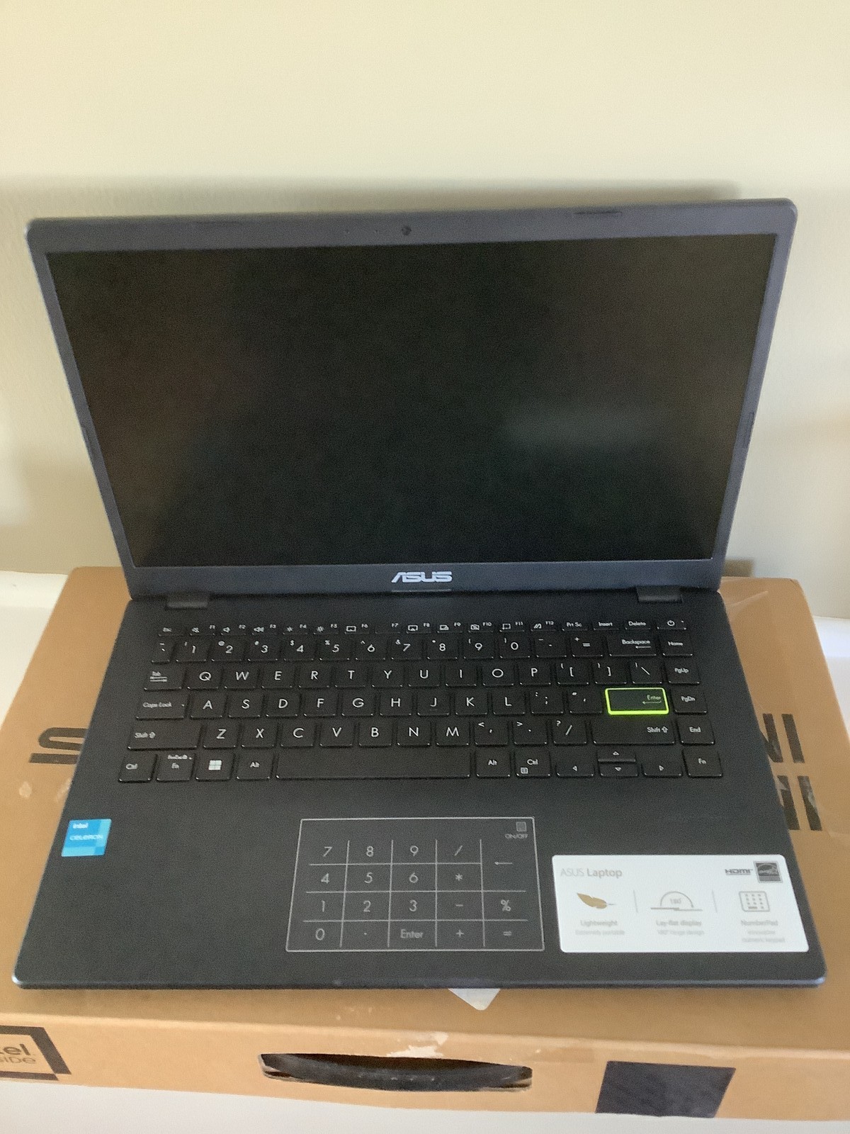 ASUS 14″ FHD Laptop Intel Celeron N4500 4GB 64GB eMMC Open Box