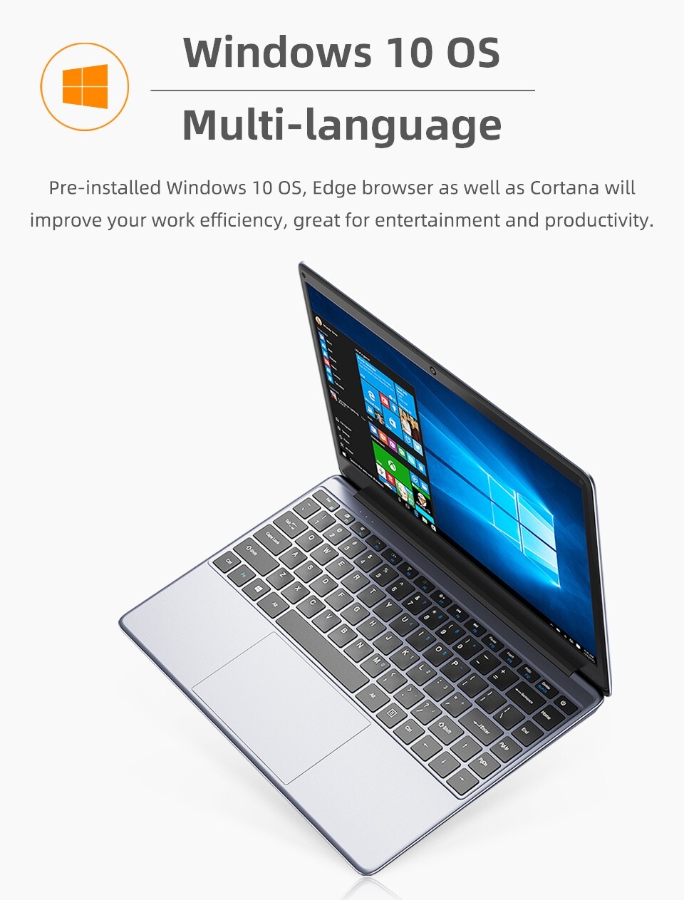 HeroBook Pro 14.1″ FHD Display 8GB RAM 256GB SSD Intel Celeorn N4020 Laptop