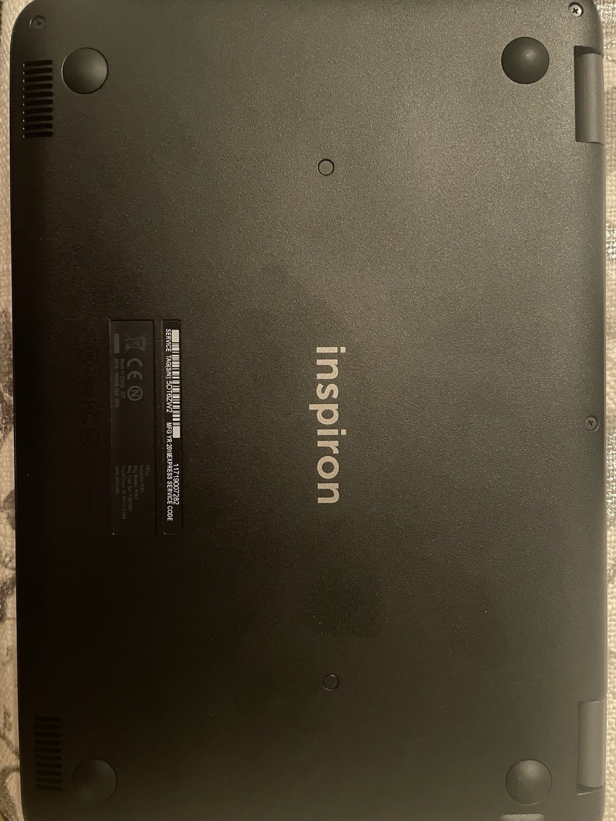 Dell Inspiron 3181 Chromebook 11.6″ Intel Celeron N4000 4GB RAM 32GB eMMC