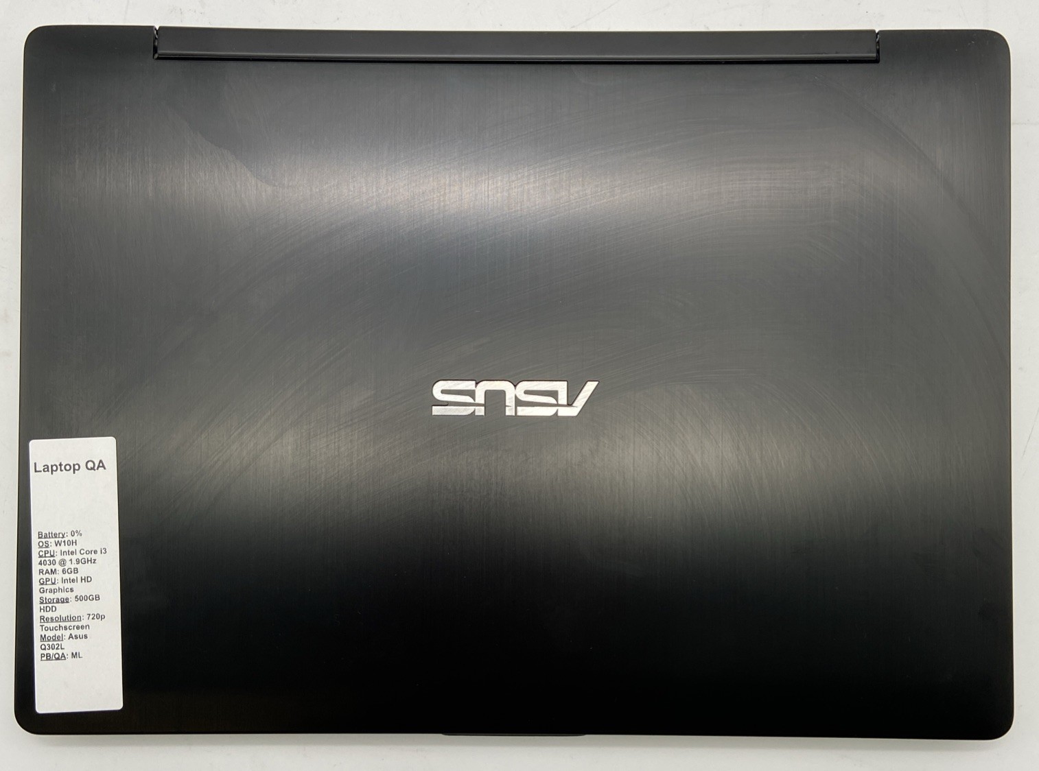 Asus Q302L 13″ Touchscreen Intel i3-4030U @ 1.9GHz 6GB RAM 500GB HDD W10H