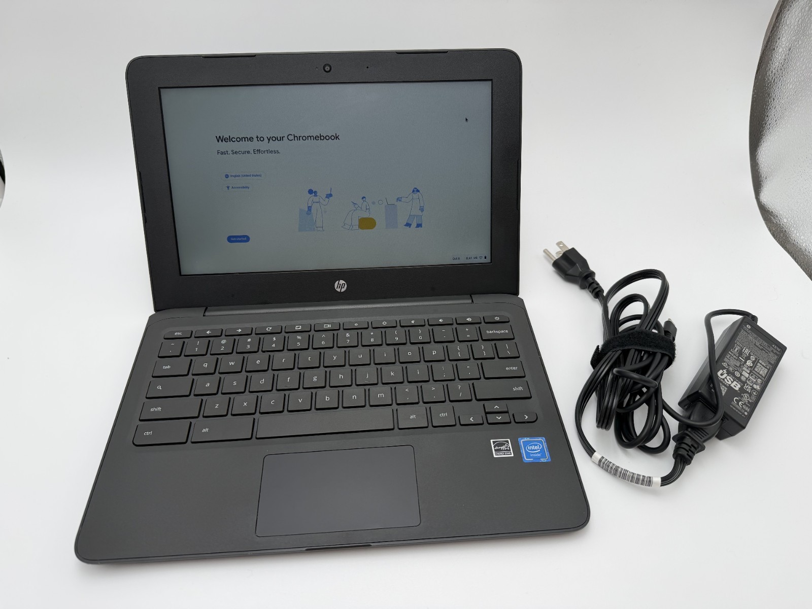 HP Chromebook 11a-nb0013dx 11.6 inch (32GB, Intel Celeron, 4GB) Ash Gray