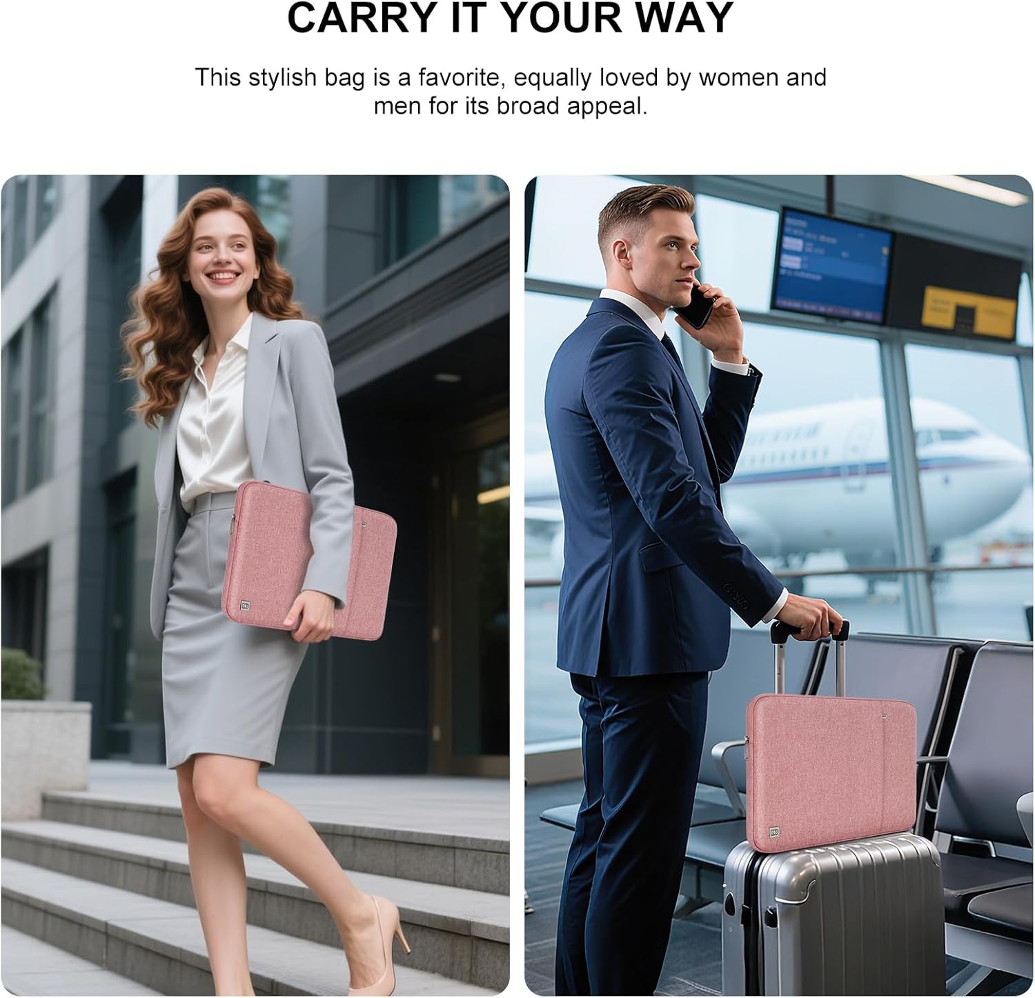 16 Inch MacBook Pro Case Sleeve Bag for M4/M3/M2/M1 Pro/Max, Compatible with 15.