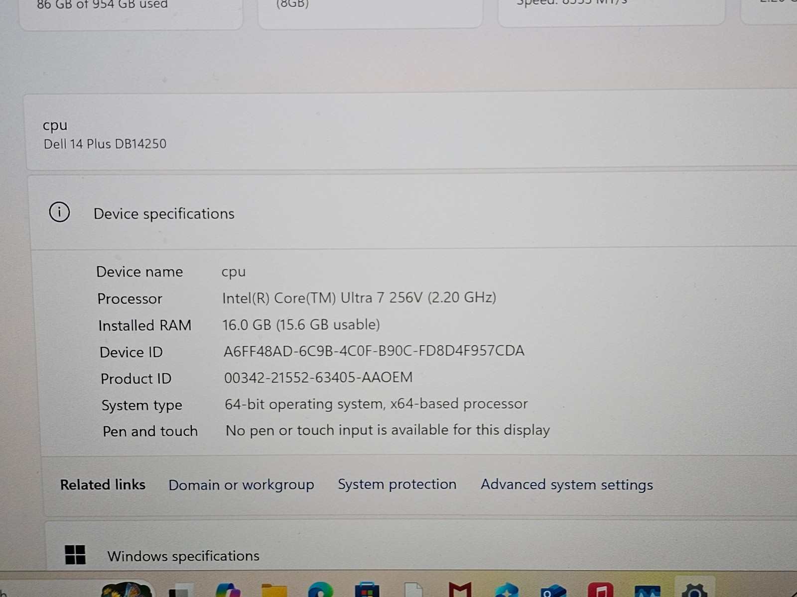 Dell 14 Plus P197G001 14″ Core Ultra 7 256V, 16GB RAM, 1TB SSD Intel Arc 140v
