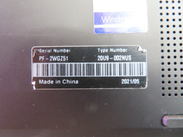 LENOVO THINKPAD X1 CARBON GEN 8 i7-10610U 16GB RAM 512GB NVMe W11PRO **READ