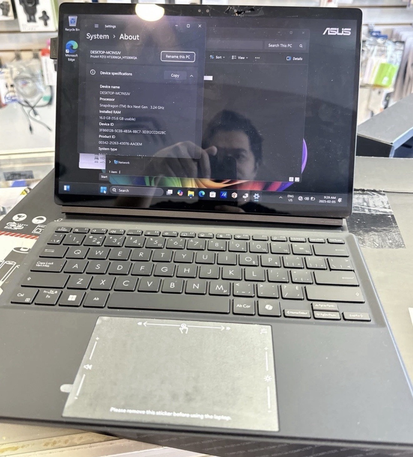 As Is ASUS ProArt PZ13 13″ 3K OLED Laptop – Please Read-not Working