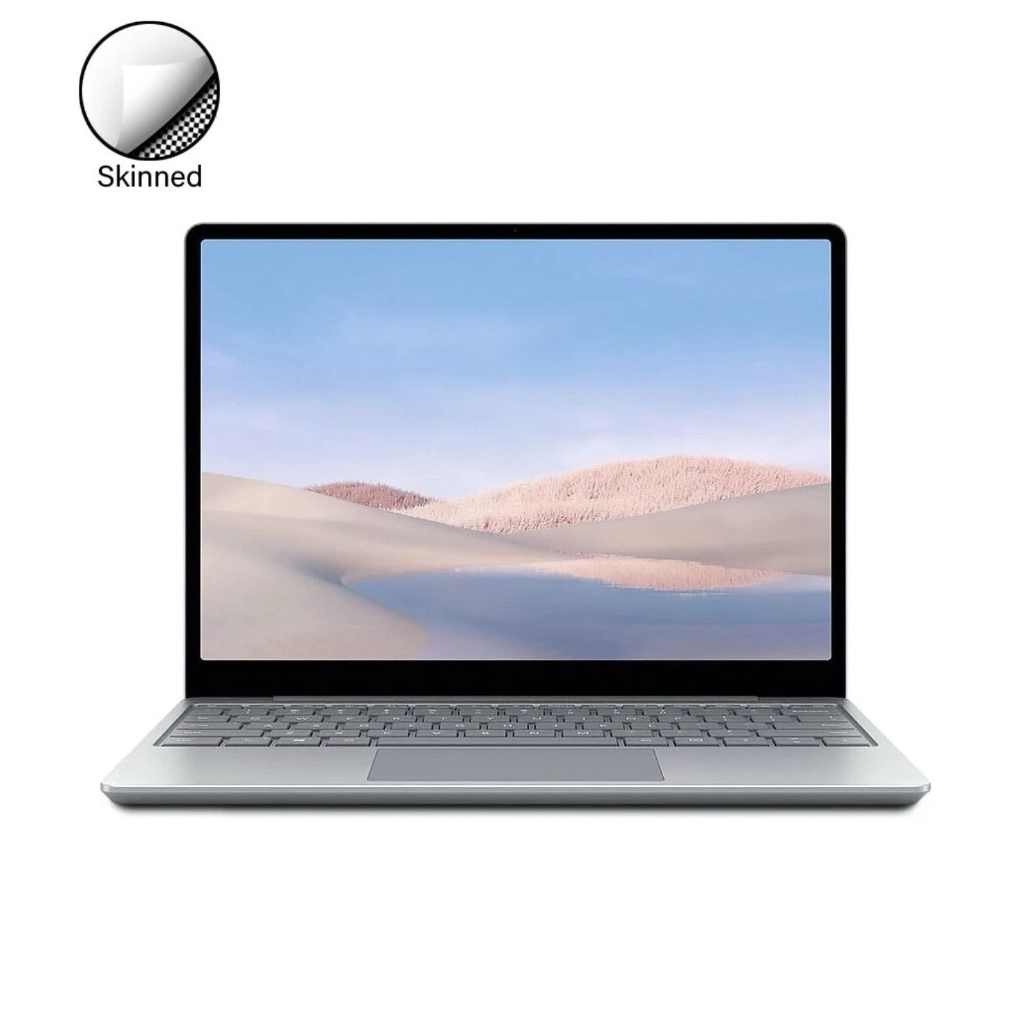 Microsoft Surface Laptop Go 12.4″ Silver & Beige Hard Shell Case