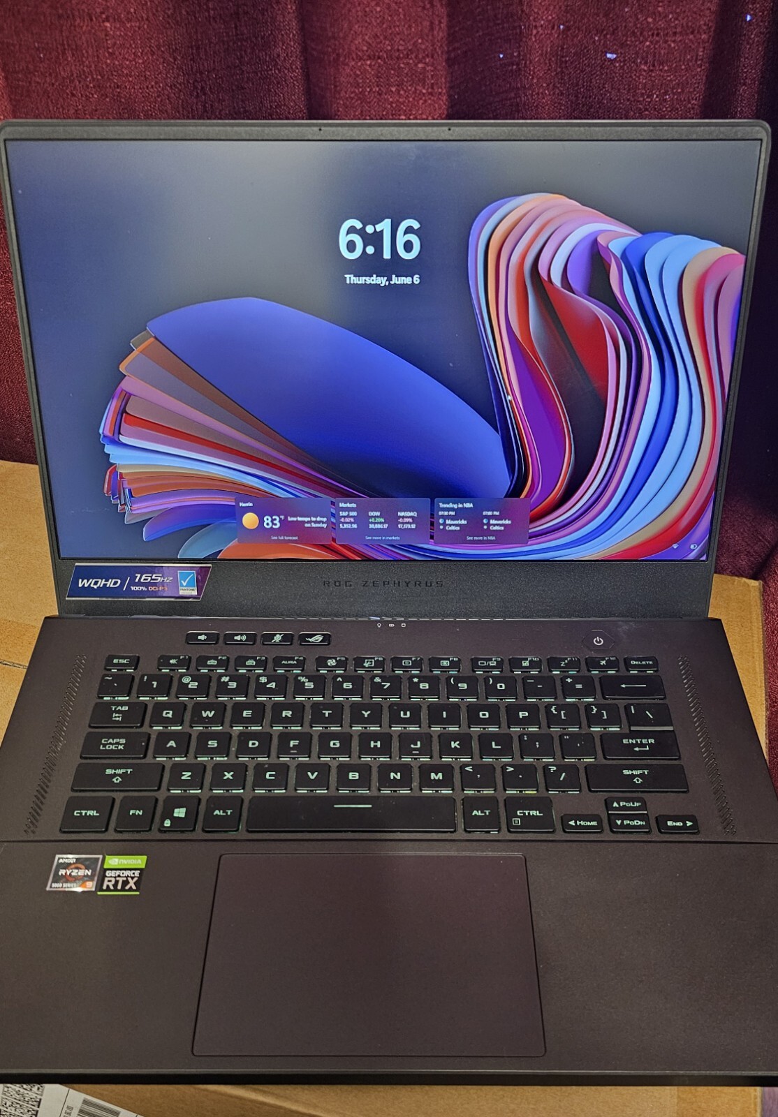 ASUS ROG Zephyrus G15 15.6″ (1TB SSD, AMD Ryzen 9 5000 Series, 4.60 GHz, 40GB)