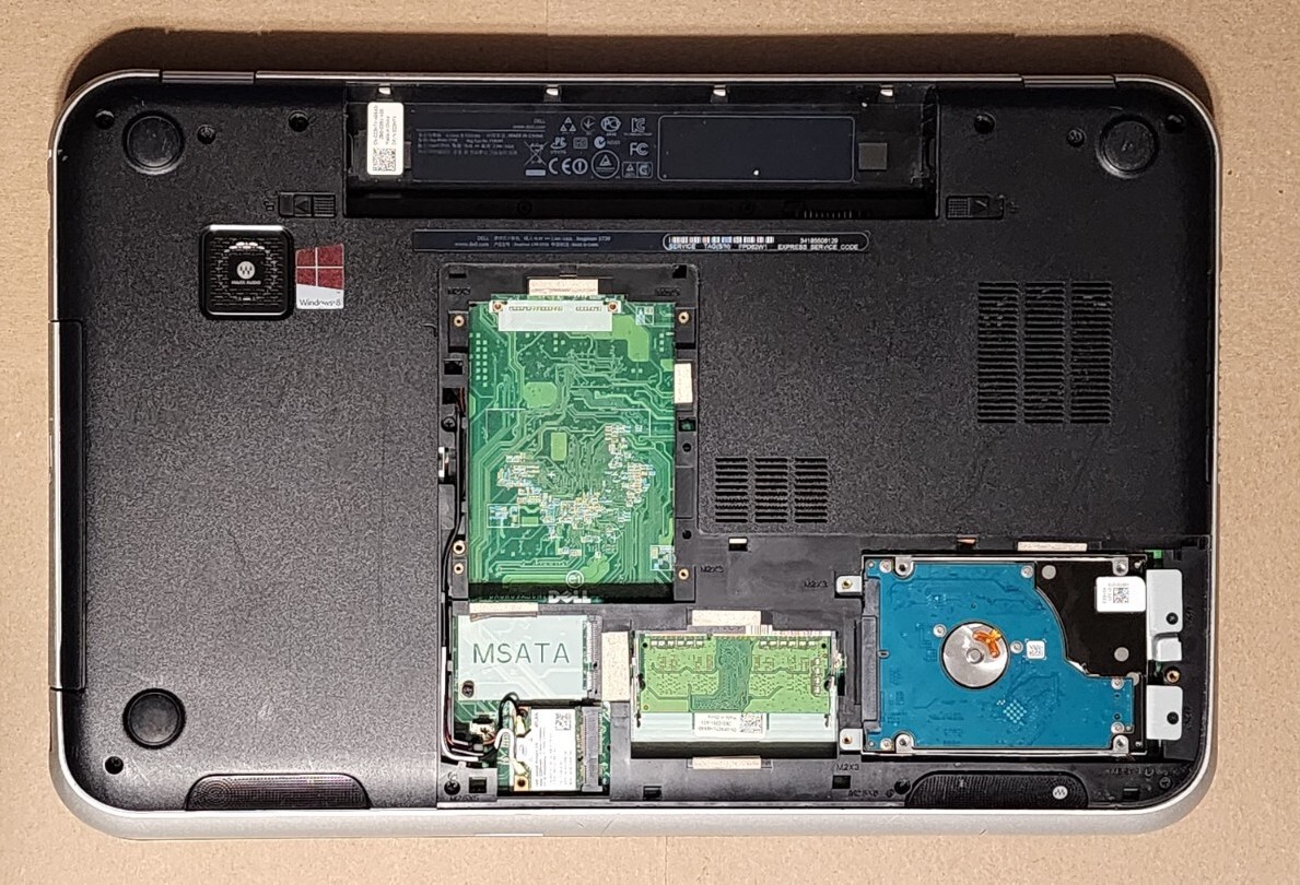 DELL INSPIRON 5721 LAPTOP NOTEBOOK i5/500GB/2GB/DVD REPAIR / PARTS – SEE BELOW