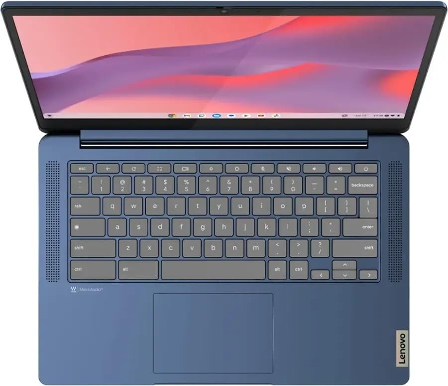 Lenovo 82XJ004AUS IdeaPad Slim 3 Chromebook 14″ FHD 4GB RAM 64GB eMMC Laptop