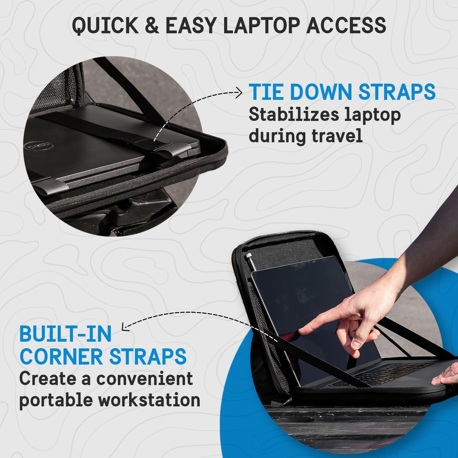 Pelican Adventurer Laptop Bag/Case 16.2 Inch – Waterproof, Heavy Duty Sleeve