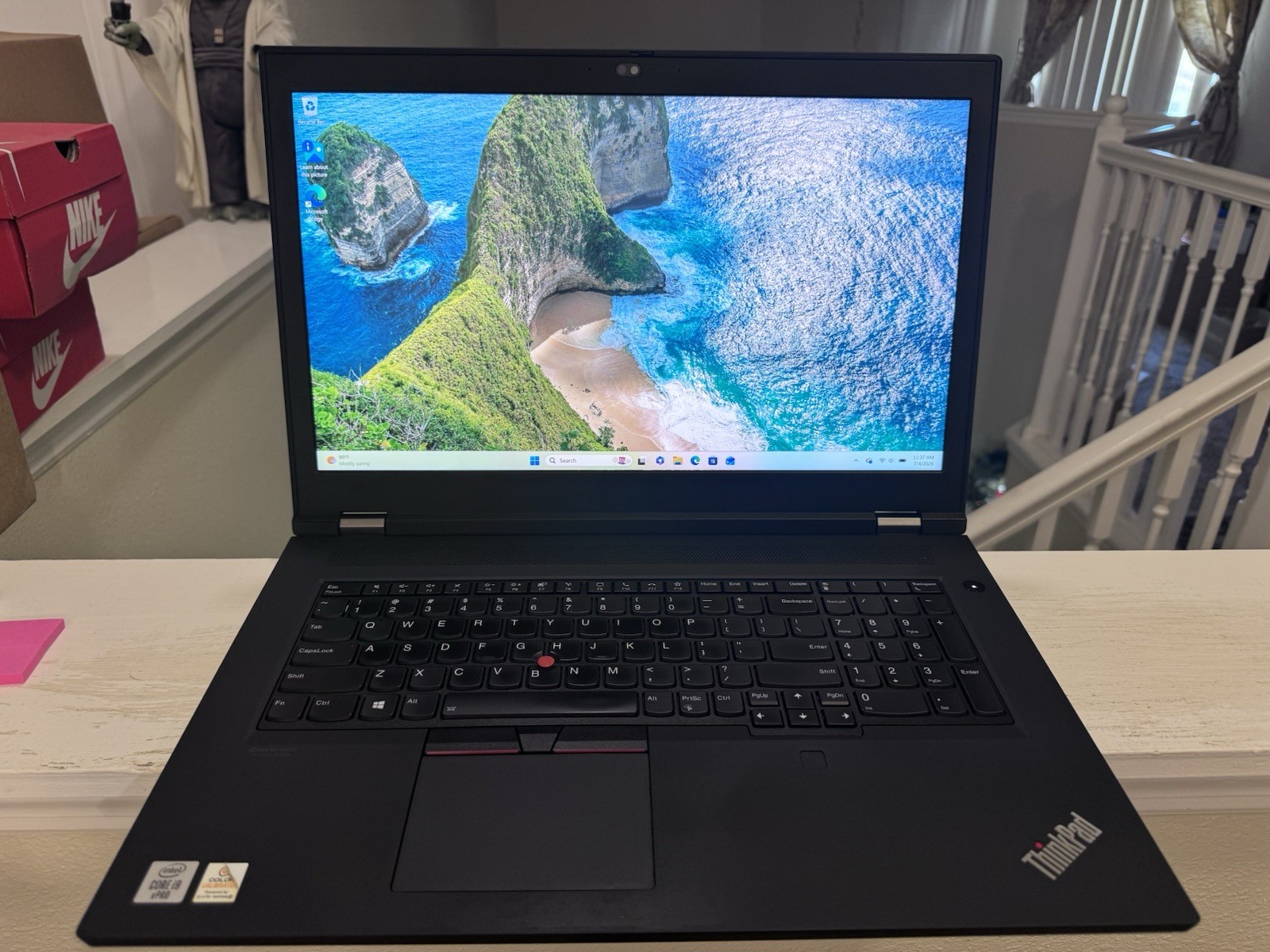 Lenovo ThinkPad P17 Gen 1 i9-10885H NVIDIA RTX 3000 32GB Mem 1TB SSD 4K Win11 #3