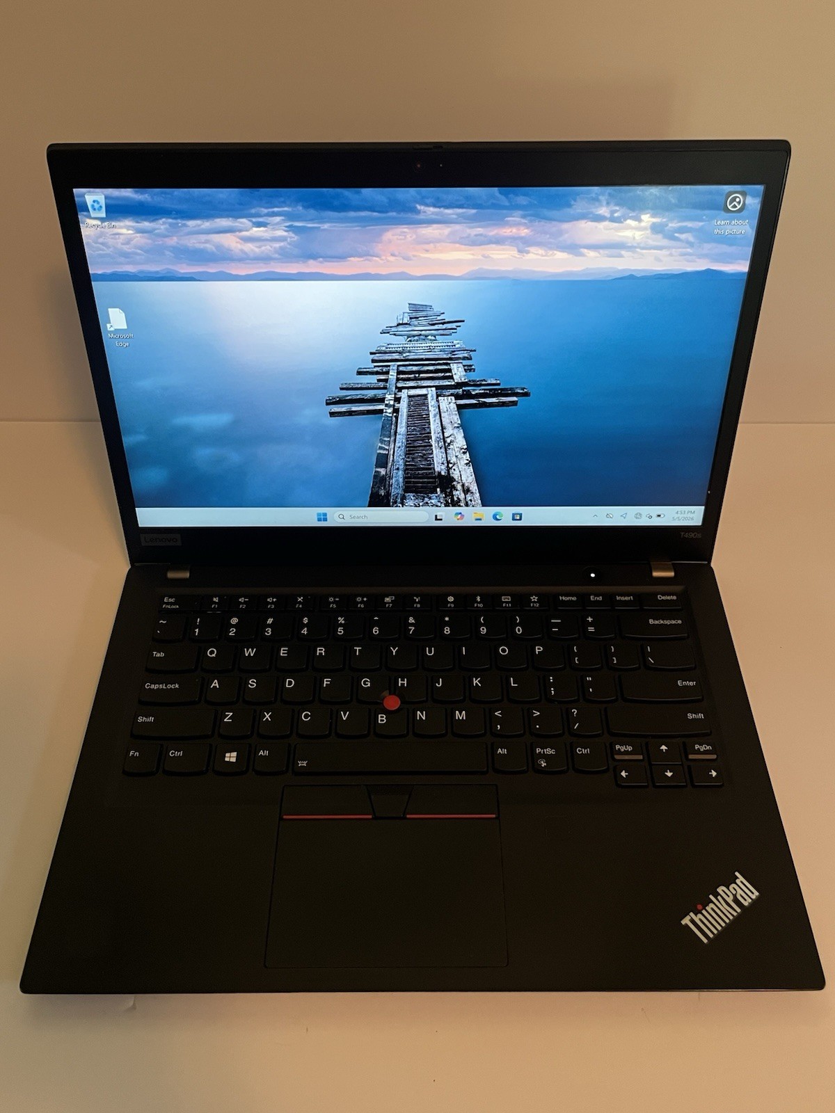 Lenovo ThinkPad T490s i7-8565U @ 1.80GHz 8/256GB 620 14″ TOUCH #80B *read desc*