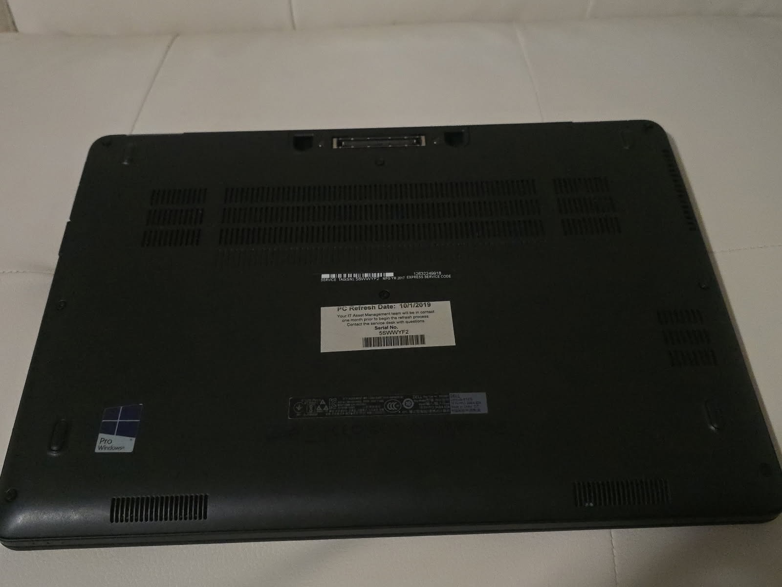 Lot of 4 Dell Laptops, 16 GB RAM & 2TB SD Card, Excellent Battery, No Hard Drive