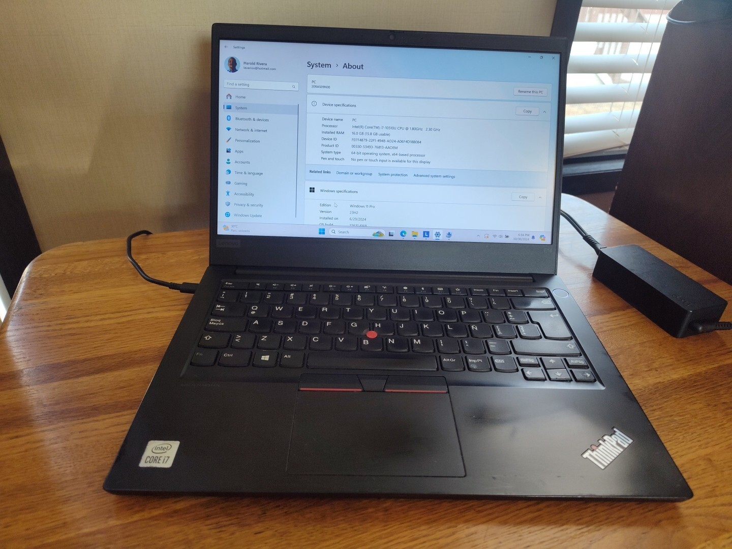 Lenovo ThinkPad E14 14″ (500GB SSD, Intel Core i7 10th Gen., 4.90 GHz, 16GB)…
