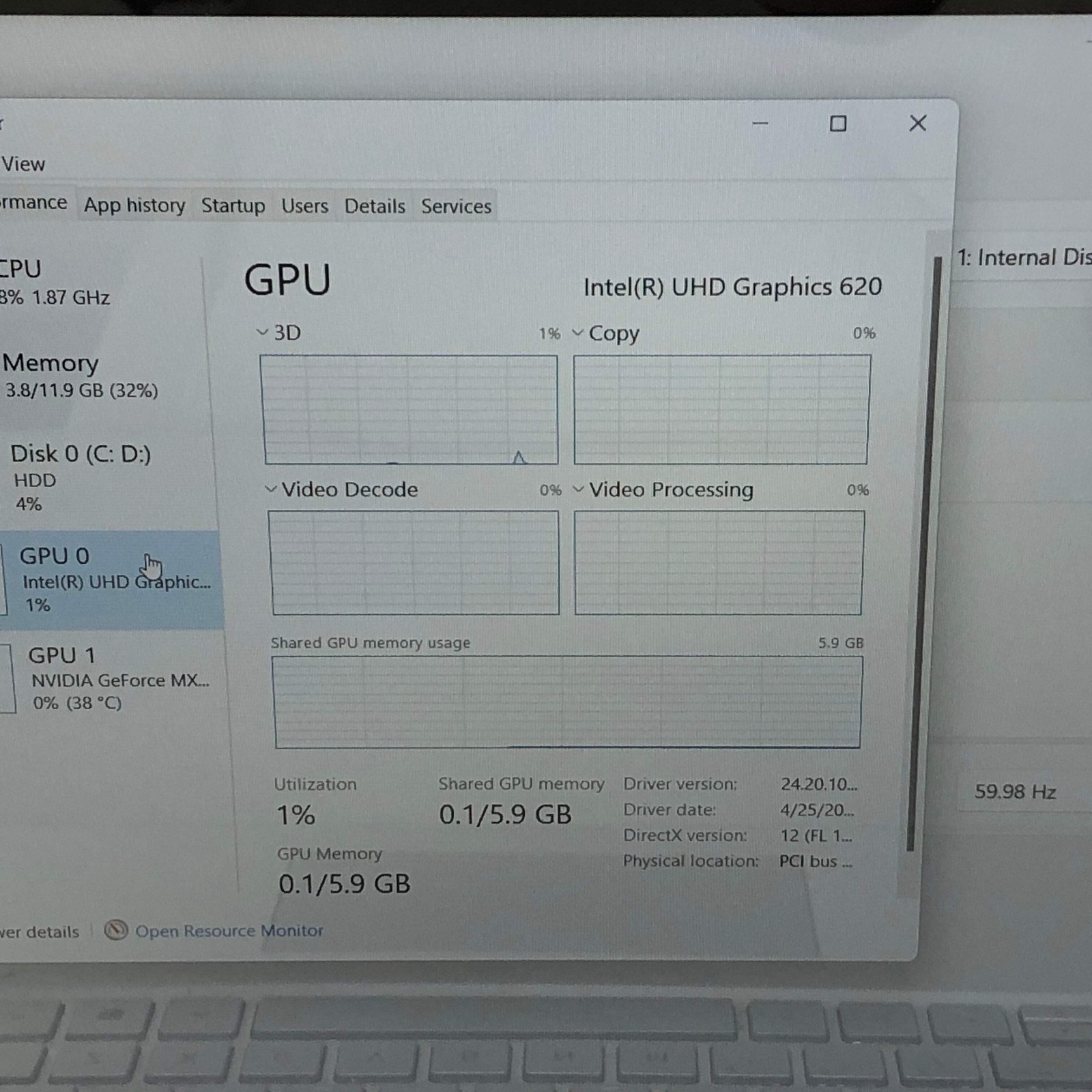 HP Envy x360 15-BP100 15.6″ i7-8550U 1.99Ghz 12GB RAM 1TB SSD