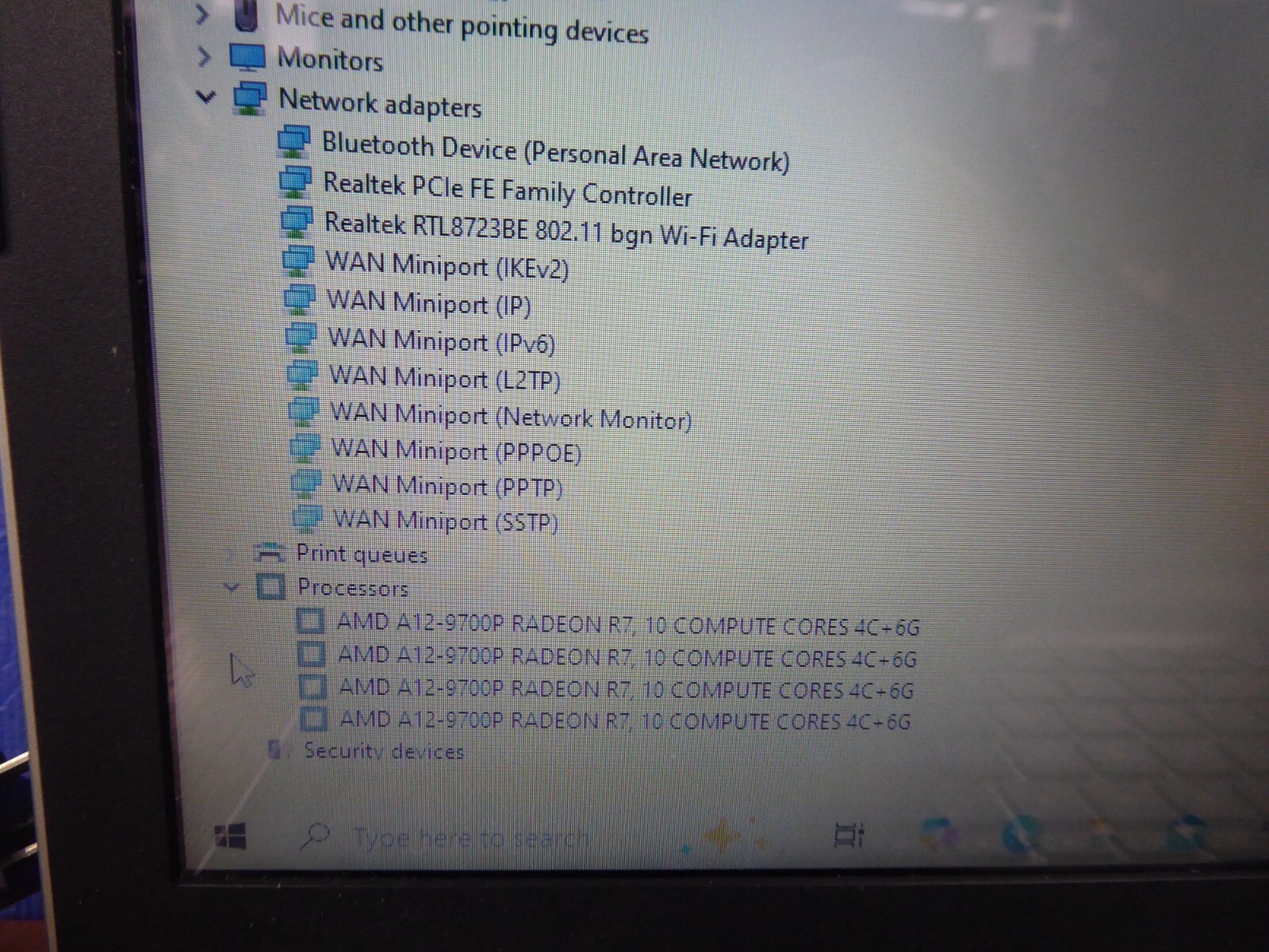 HP 15.6″ PAVILION 15Z-AW000 AMD A12-9700P 2.5GHz 8GB 1TB WINDOWS 10 HOME