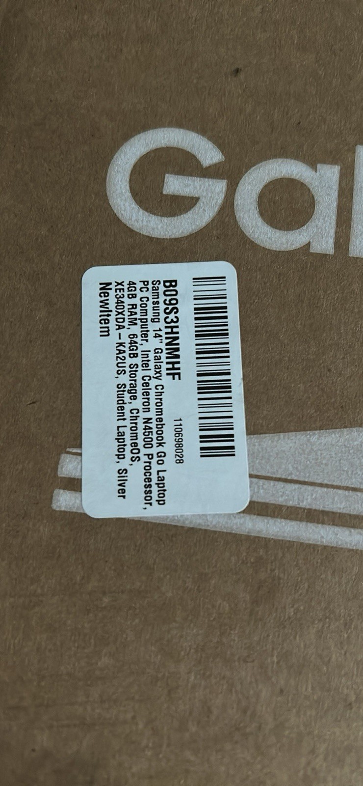 Samsung Galaxy Chromebook Go XE340XDA-KA2US 14″ Celeron 4GB 64GB Chrome OS Silv…
