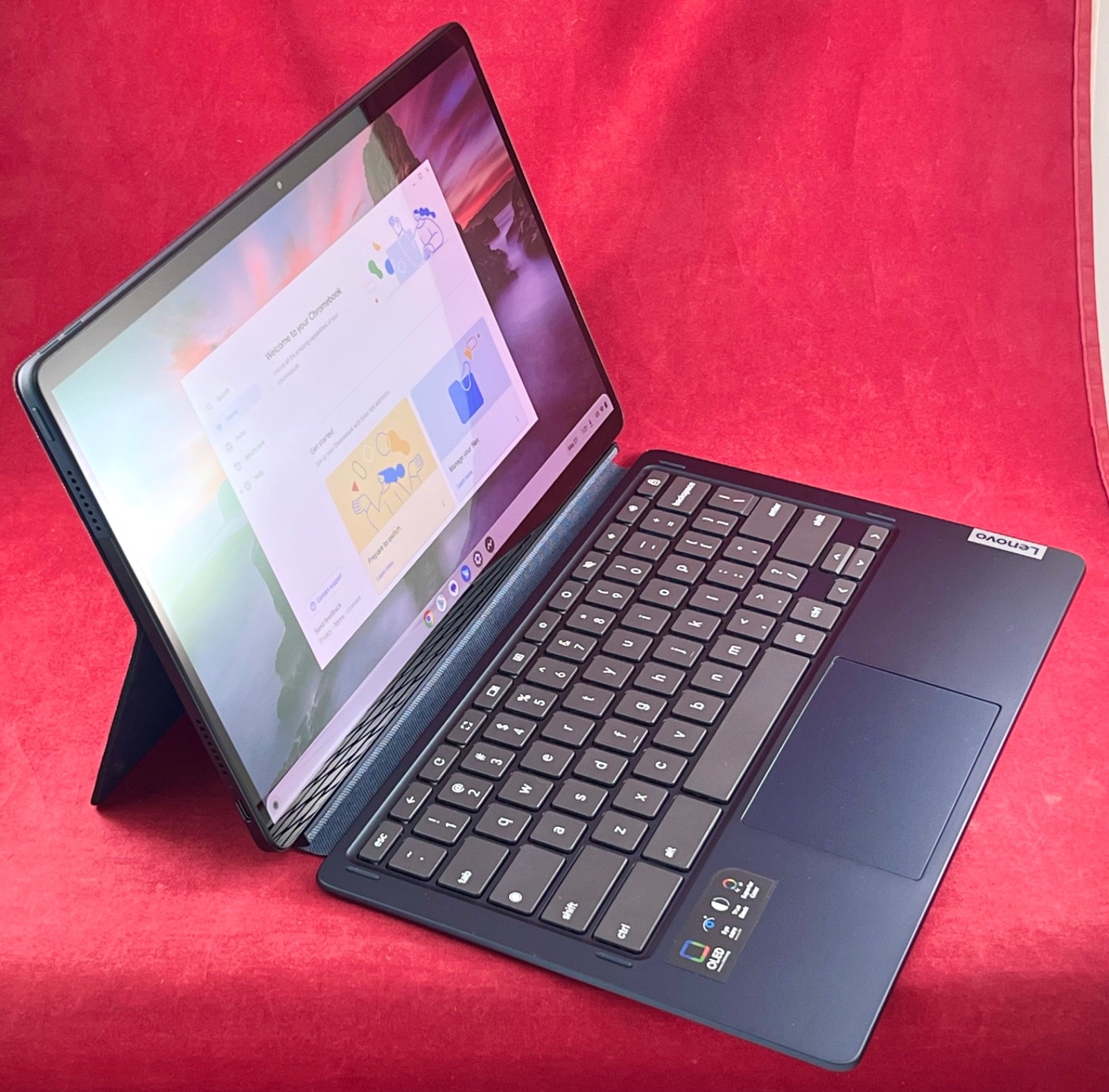 NEW LENOVO 128GB CHROMEBOOK DUET 5 13.3″ FHD TOUCHSCREEN LAPTOP / TABLET 13Q7C6