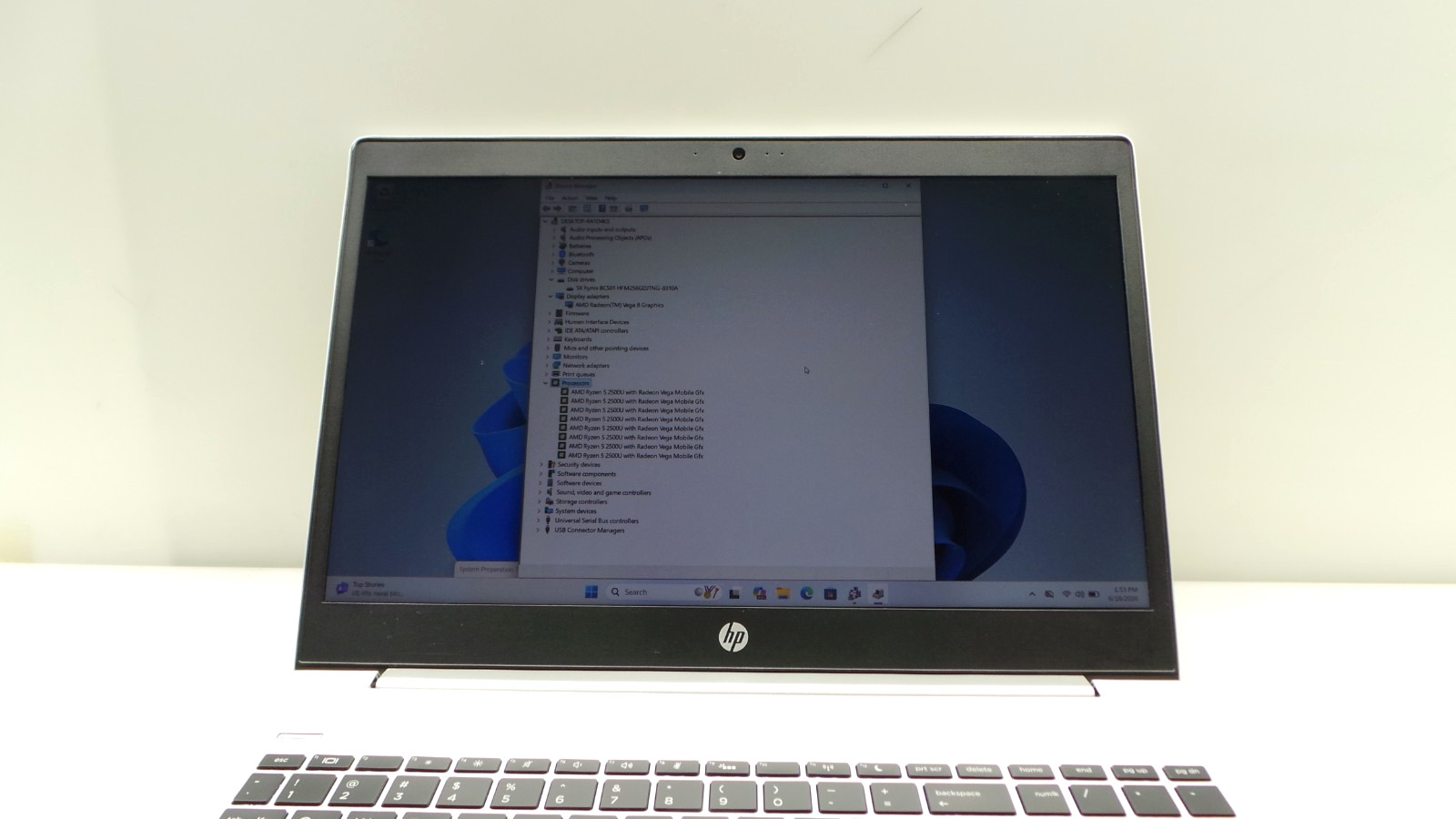 HP ProBook 455 G6 | 15.6″ | AMD Ryzen 5 2500U | 8GB RAM 256GB NVMe | WIN 11 PRO