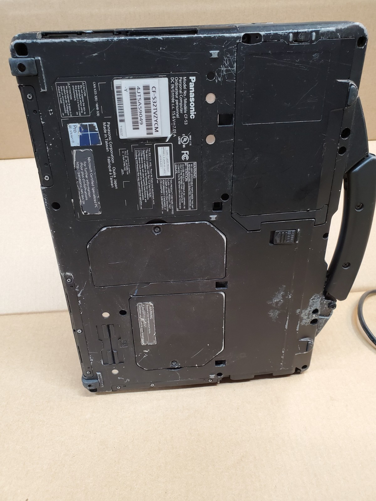 Panasonic Toughbook CF-53 14″ Core i5 4310U 4GB RAM 256GB SSD DVD-RW WIN 10 Pro