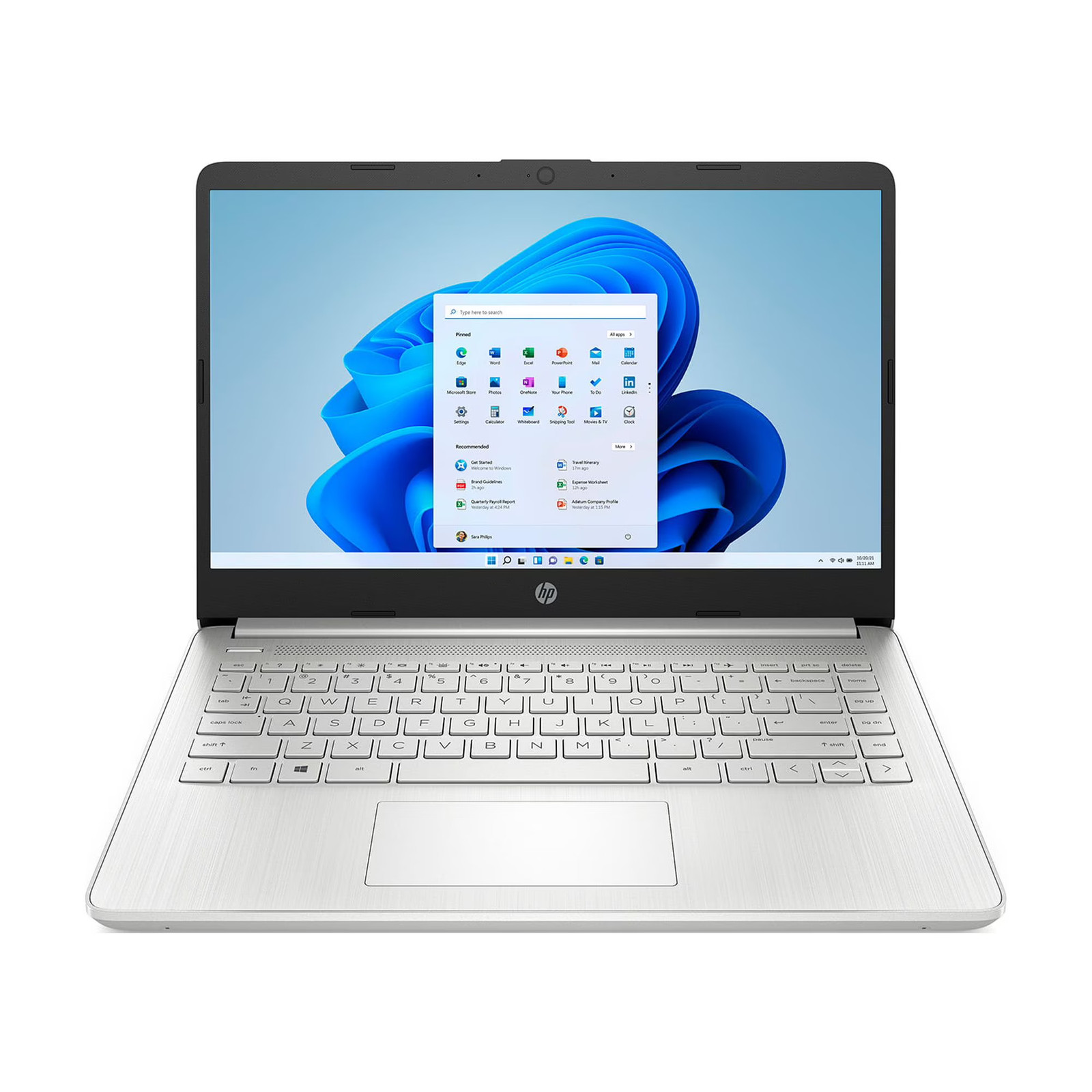 HP 14-dk1032 Laptop 14″ FHD AMD Ryzen 3 3250U, 2.6GHz 4GB RAM, 128GB, Windows 11