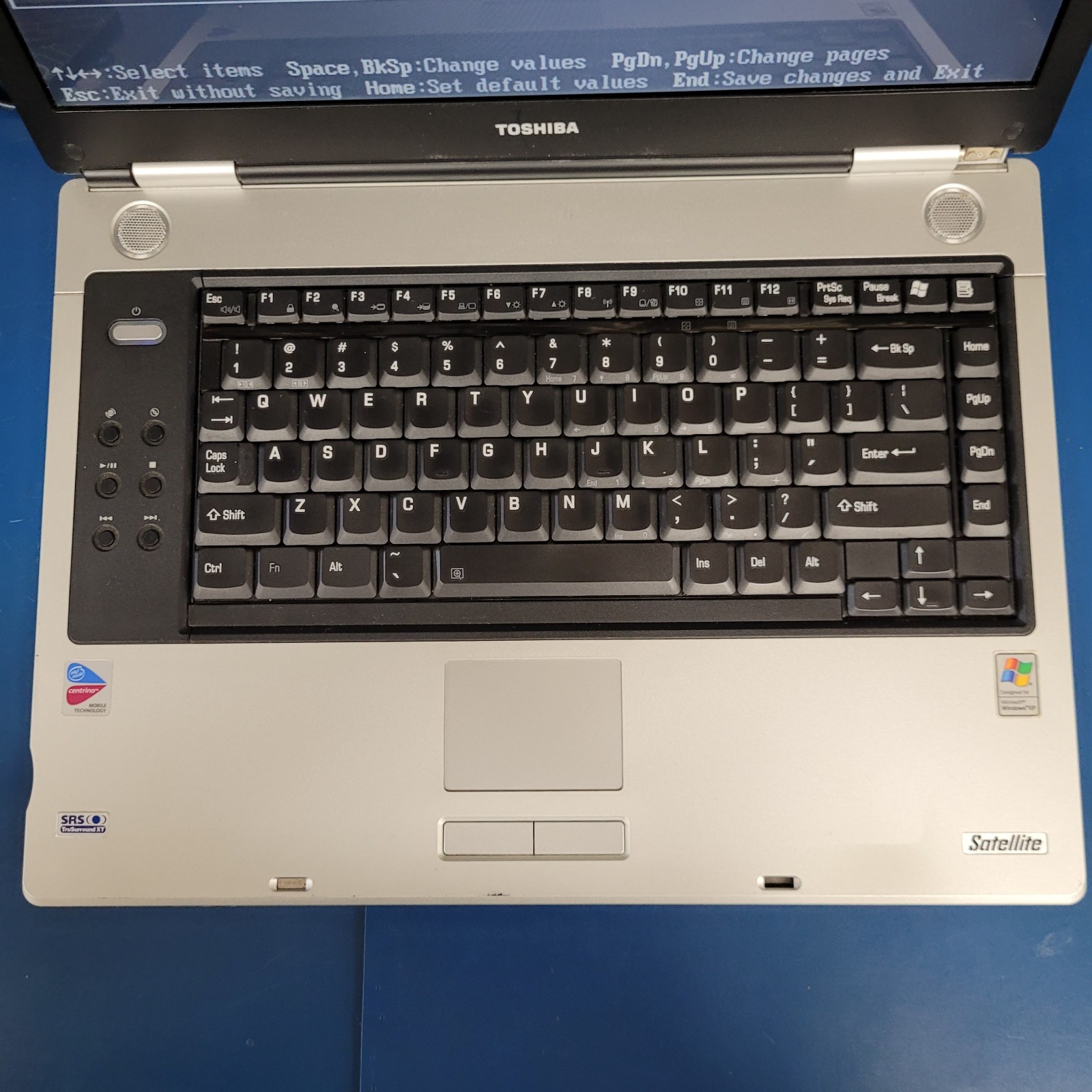 Toshiba Satellite M45-S269 15.4″ Intel Pentium M @1.73 GHz 512 MB RAM NO HDD