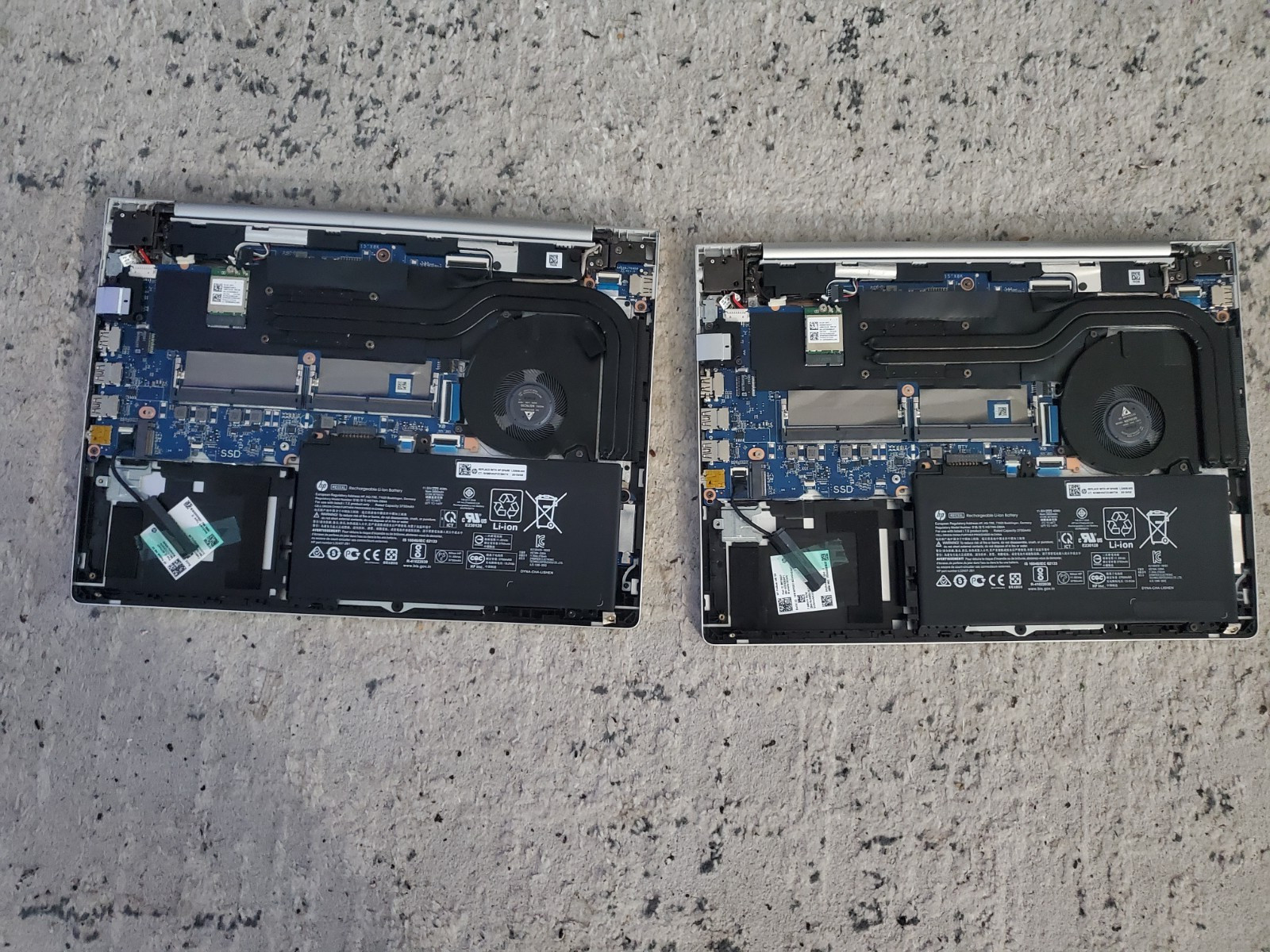LOT OF 2 HP ProBook 445 G6 AMD Ryzen 5 2500U NO RAM/SSD PARTS/REPAIR BIOS LOCKED