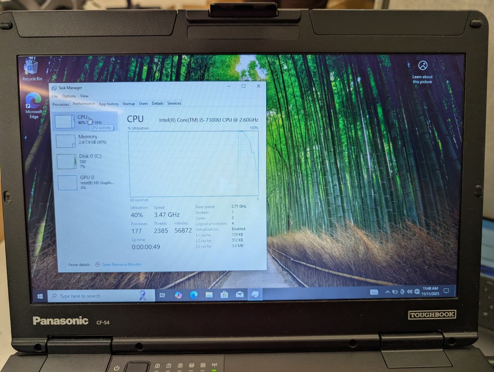 Lot Of 2 Toughbook Panasonic CF-54 MK3 Core i5-7300U 8Gb 512GB SSD Win10 Pro-3