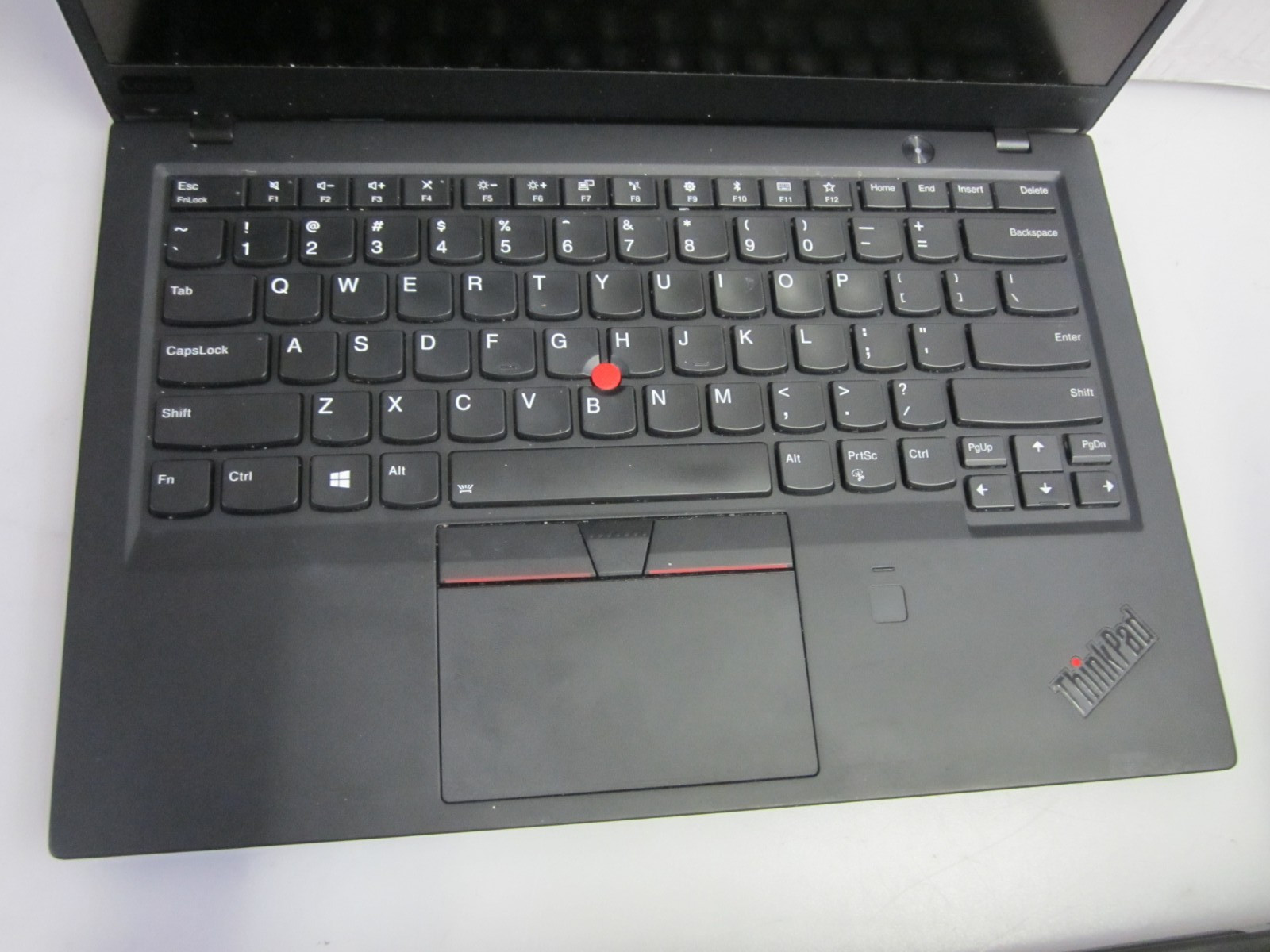 LENOVO THINKPAD X1 CARBON 6TH GEN I7 16GB 256GB M2SSD LAPTOP + AC NOOS BIOS