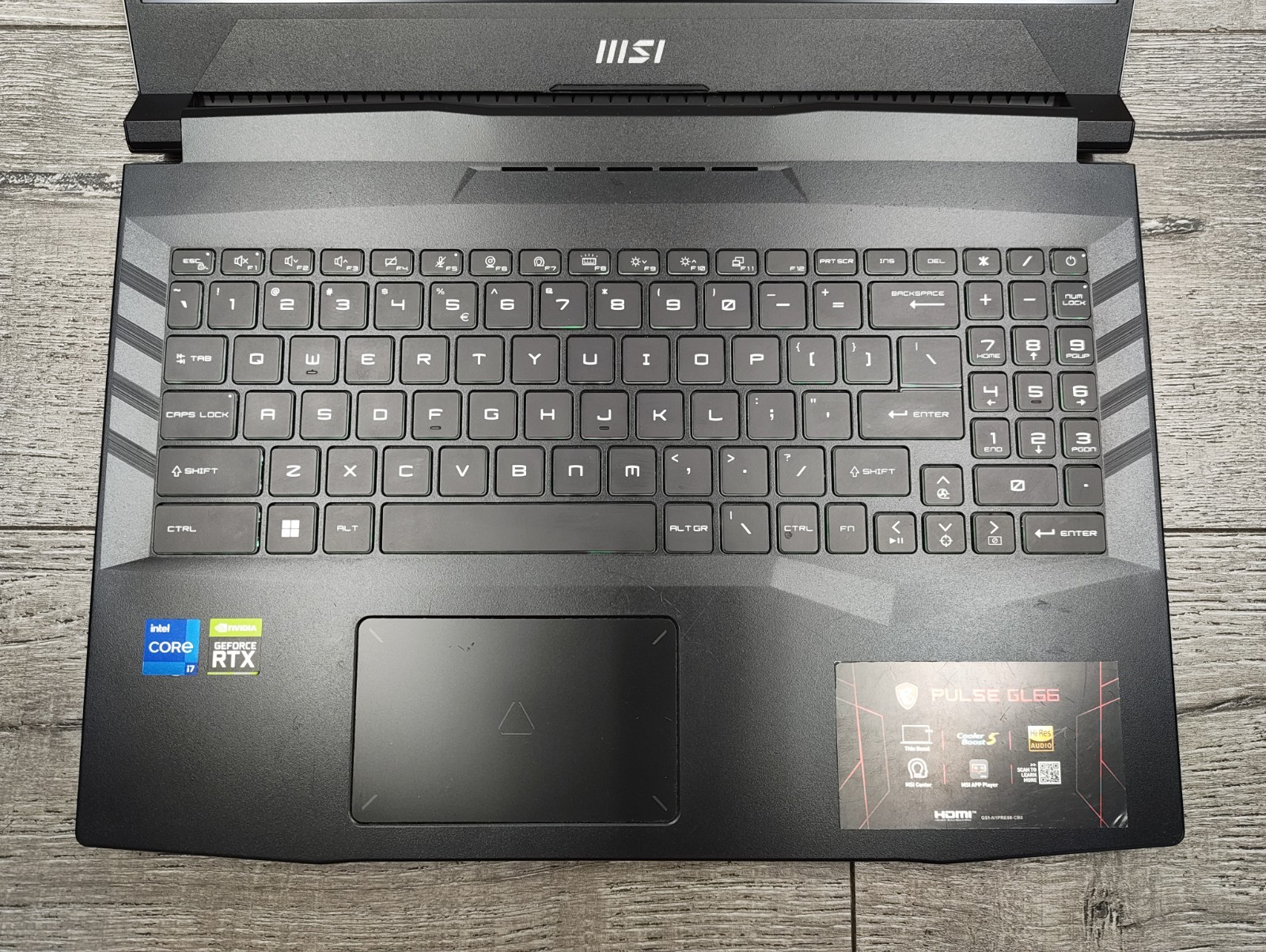 MSI Pulse GL66 Gaming Laptop 12UCK-468US 144Hz i7-12650H 16GB / 1TB SSD RTX 3050