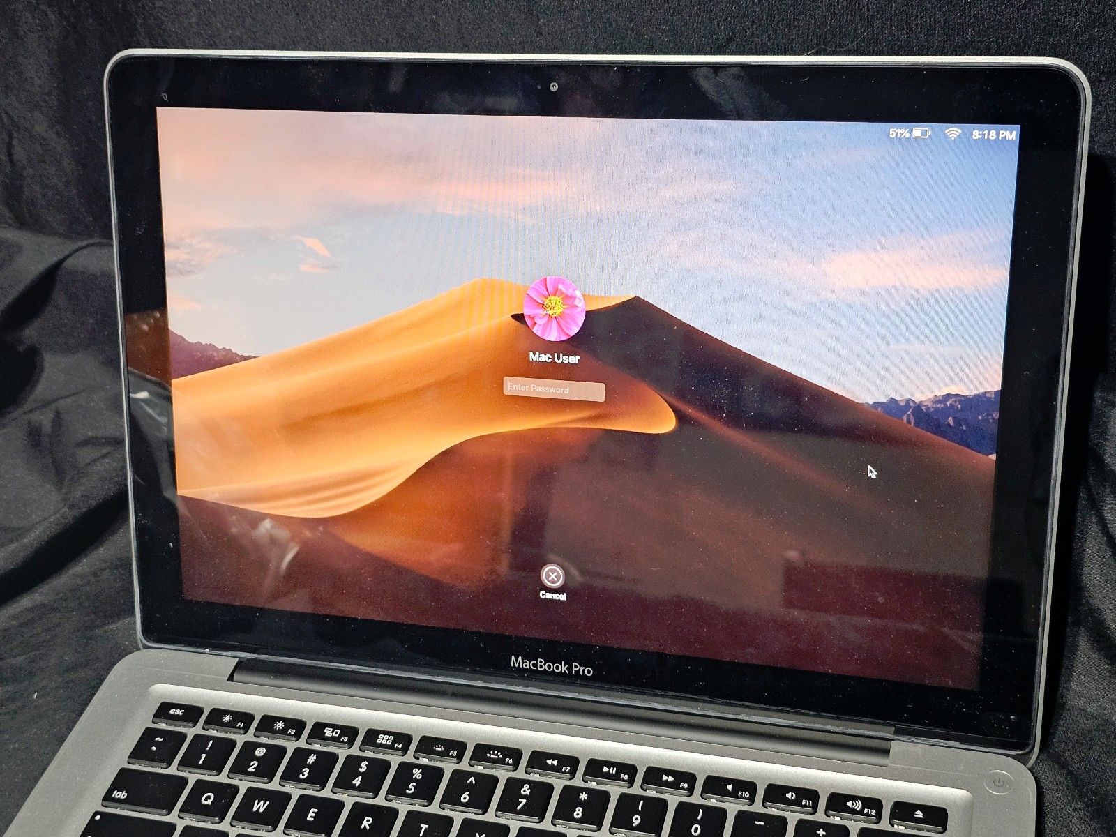 2012 MacBook Pro Intel i5 4GB RAM 500GB HDD macOS Mojave + Charger Free Ship