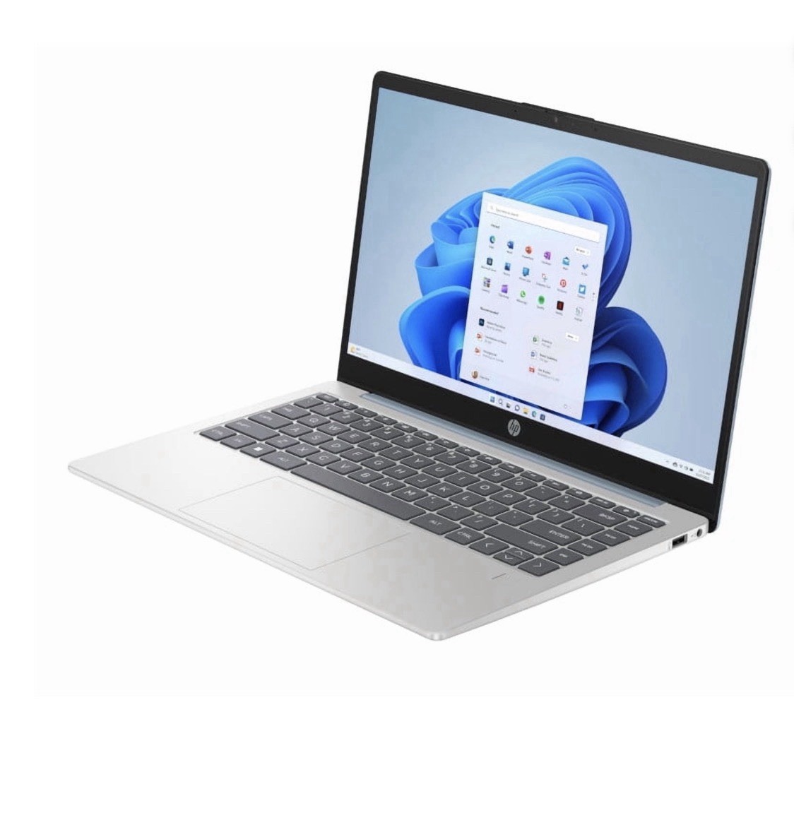 HP 14″ Laptop AMD Athlon Silver 7120U 4GB DDR4 RAM 128GB UFS Win11 Silver FHD