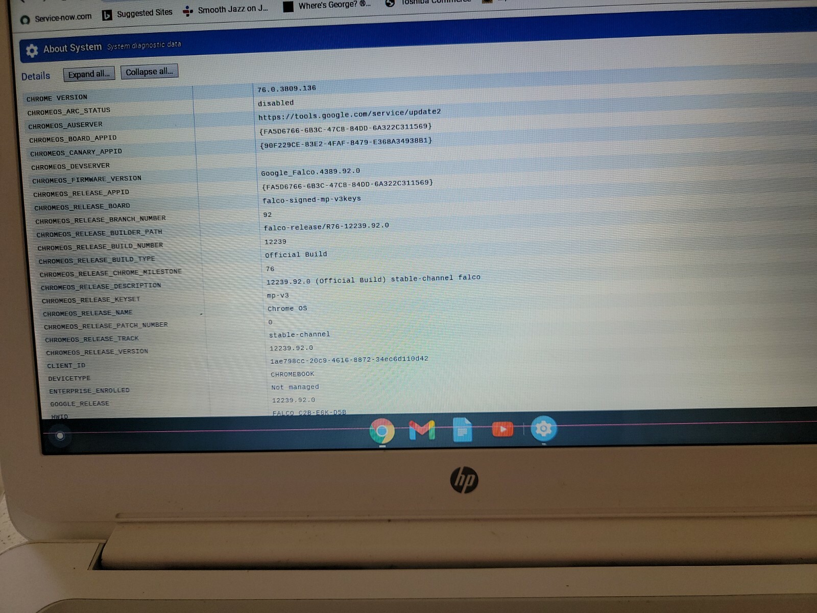 HP Chromebook 14-SMB 14″ Laptop Intel Celeron 2955U @ 1.40GHz 4GB RAM 16GB eMMC