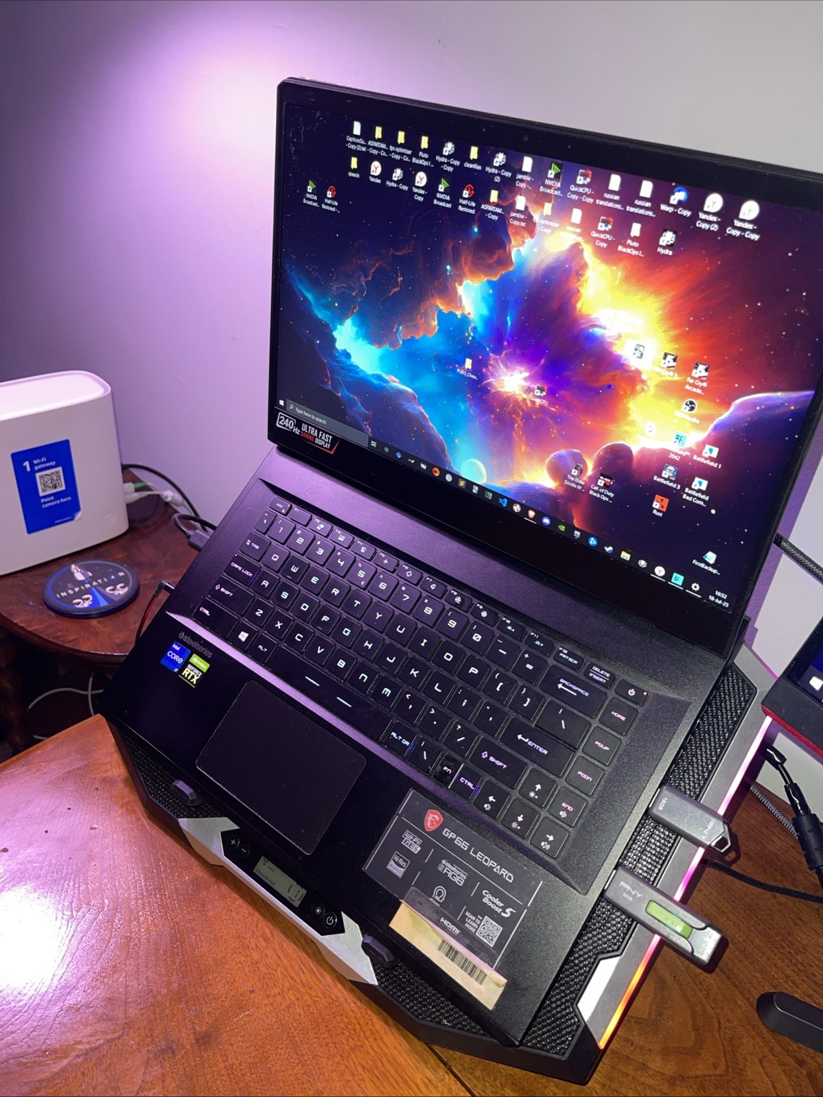 RTX 3080 Intel Core I7 11th-Gen Gaming Laptop 5TB SSD + 240Hz 2K Curved Monitor