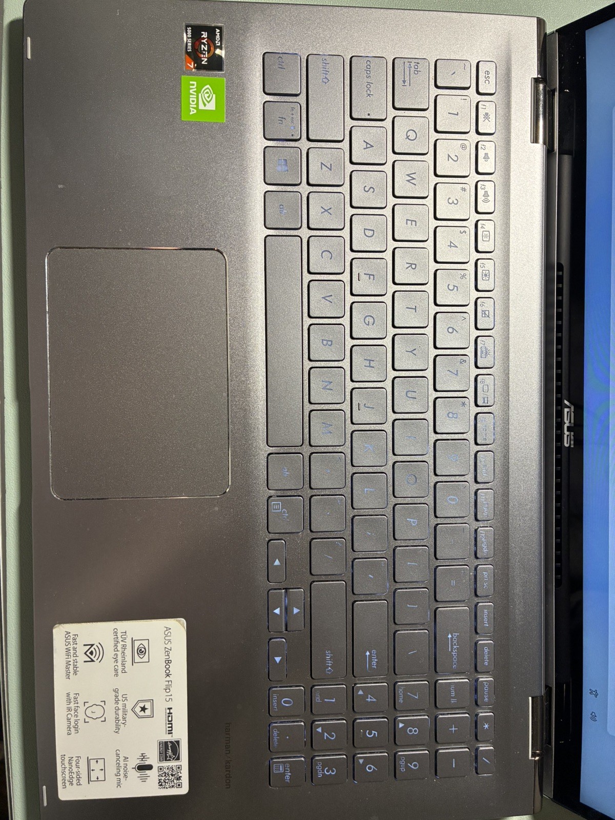 ASUS ZenBook Flip 15 Q508UG Ryzen 7 5700U MX450 Touchscreen 2-in-1 Laptop