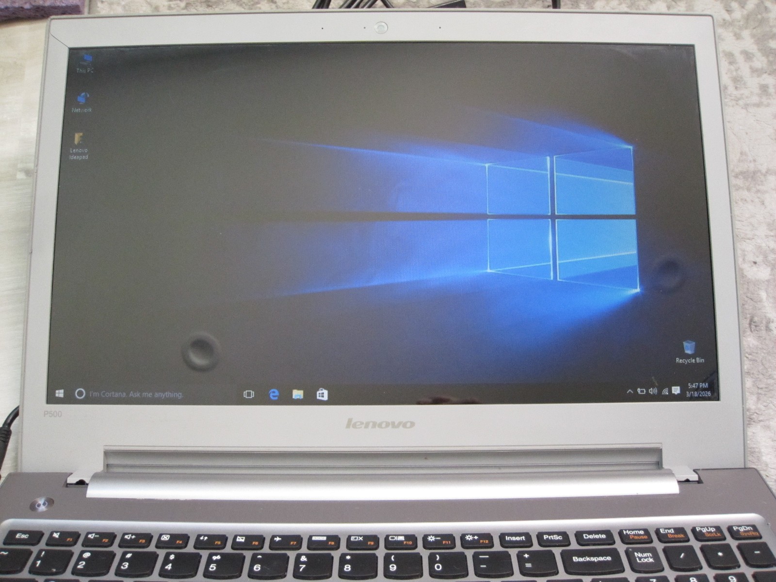 Lenovo IdeaPad P500 15.6” i5-3210M 2.50GHz 6GB ram 500GB HDD **READ**