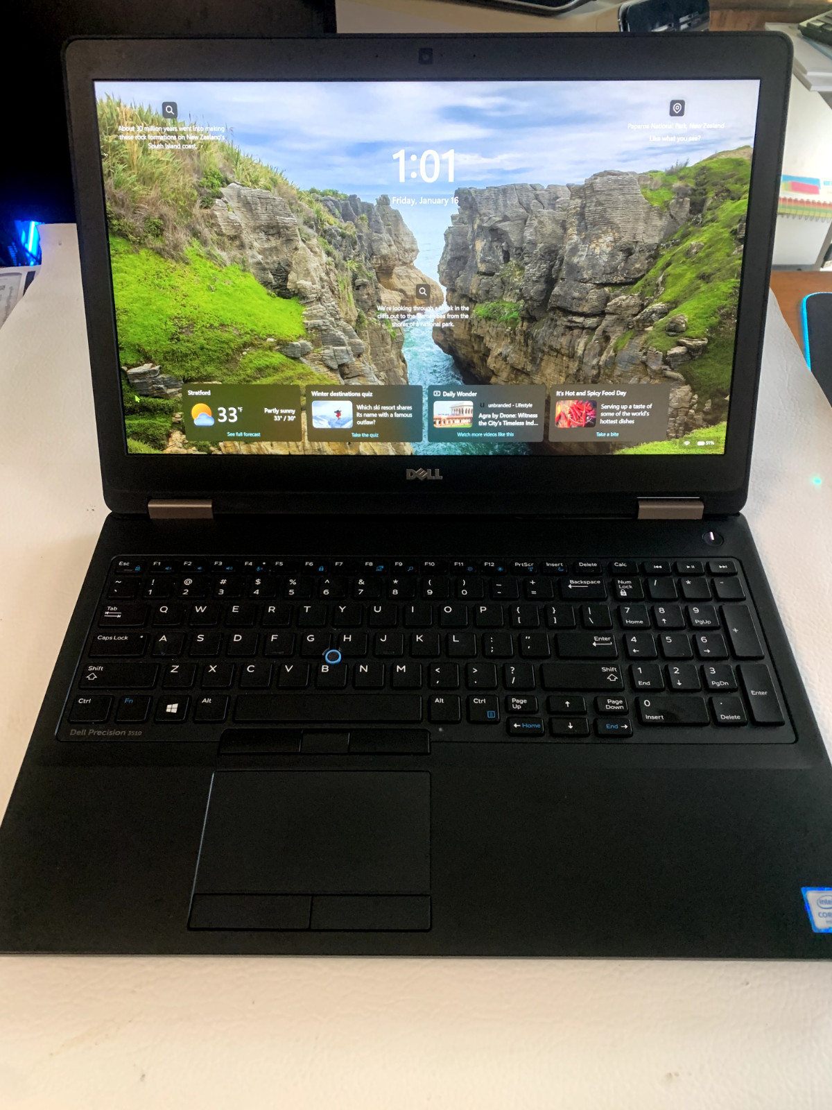 Dell Precision 3510 Windows 11 Pro 16 GB RAM 126 NVME Intel i5 6 Gen 2.30 Ghz