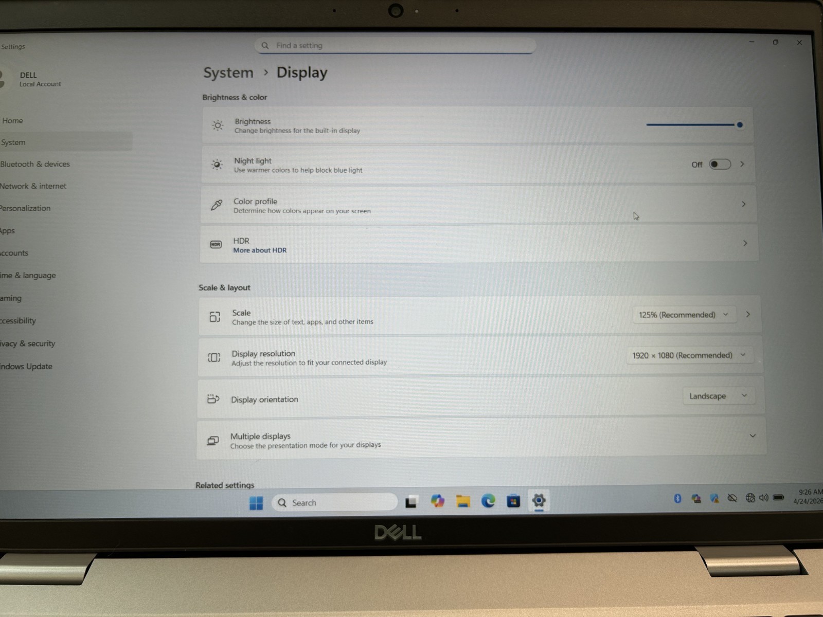 LAPTOP DELL Latitude 5530 15.6in Core i5-1245U 512GB SSD M.2 32GB RAM Win 11 Pro