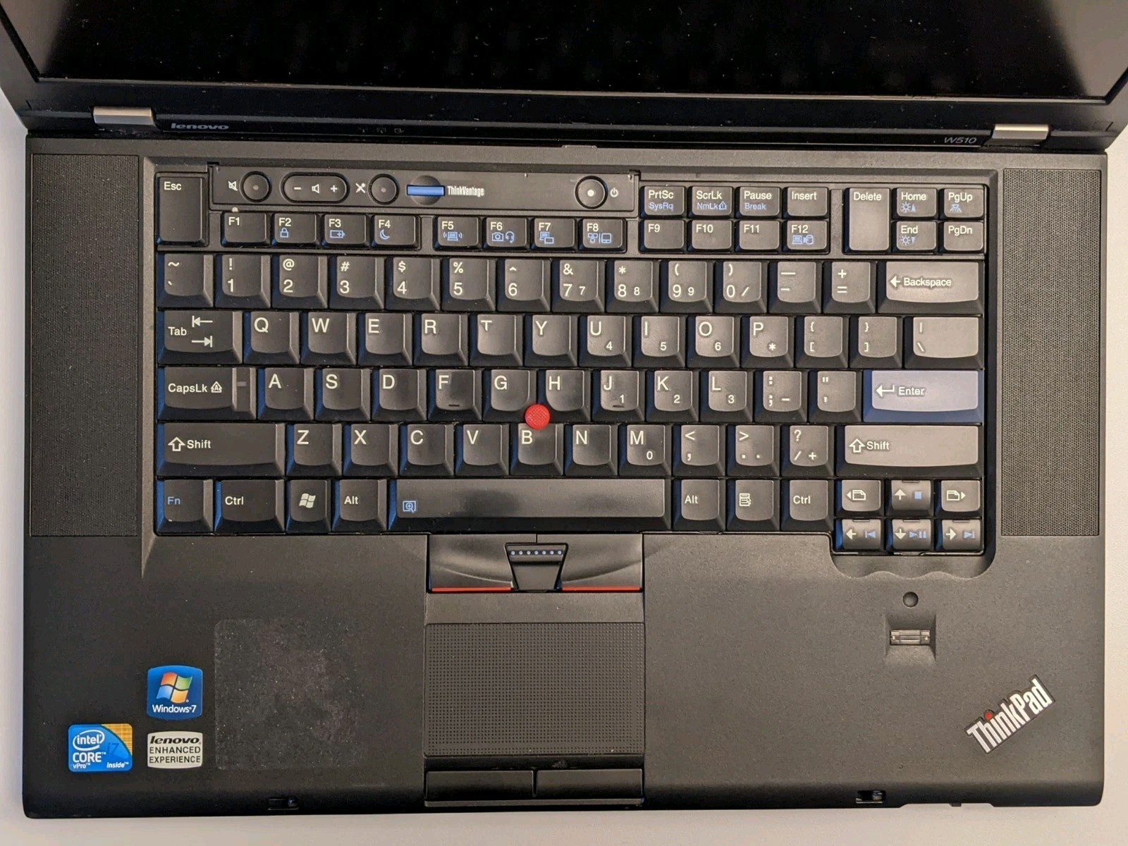 Lenovo ThinkPad W510 15.6″ Intel Core i7-720QM 1.60GHz 16GB RAM 256GB SSD Win11