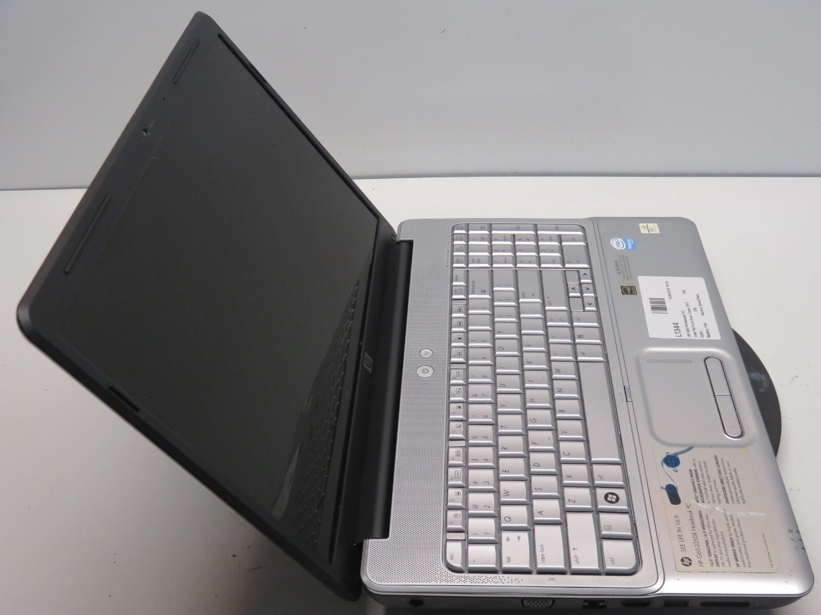 HP G60-235dx Intel Pentium Dual-Core CPU T4200 @2.00GHz 1GB NO HDD No Batt