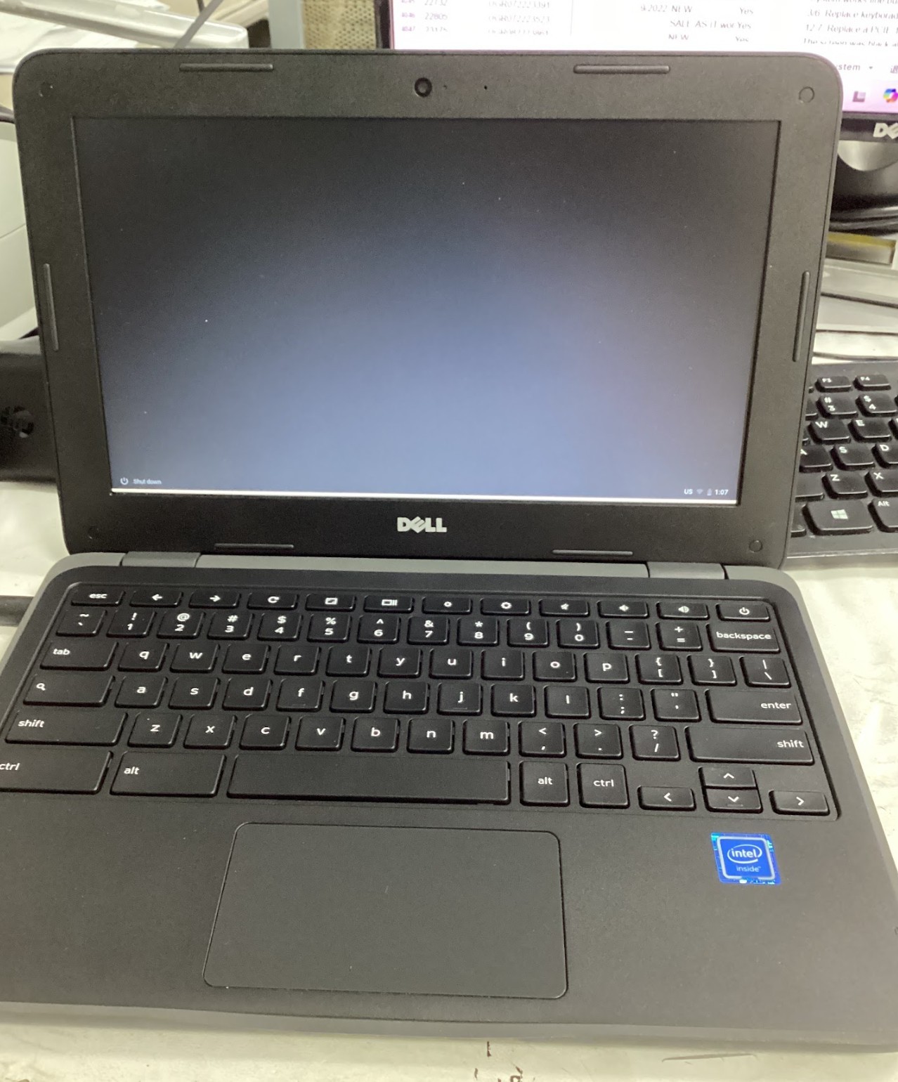 Dell Inspiron 11 Chromebook, 11.6″ HD Non-Touchscreen Display, Core N3060,used