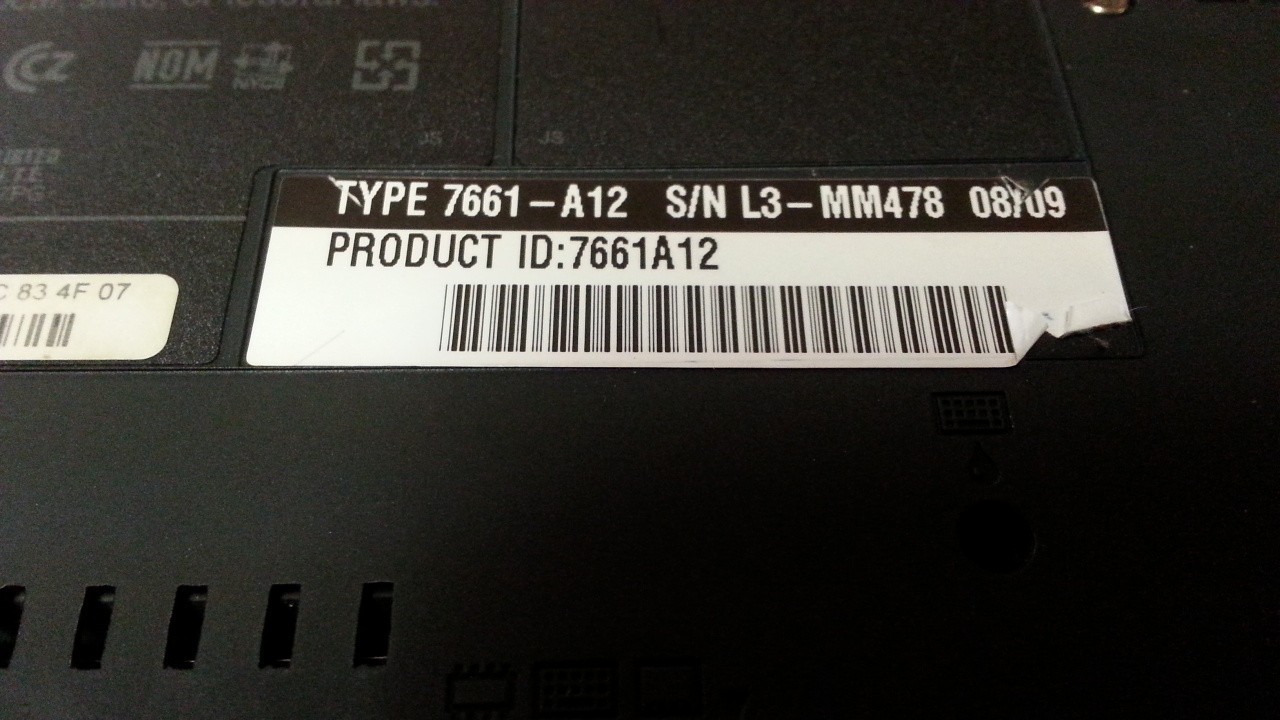 14″ LENOVO T61 INTEL CLEAN INSTALL W7 PRO C2D 64bit SAMSUNG 320GB HDD THINKPAD